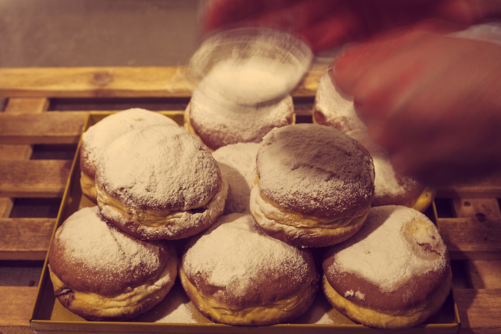 Buñuelos de manzana rallada