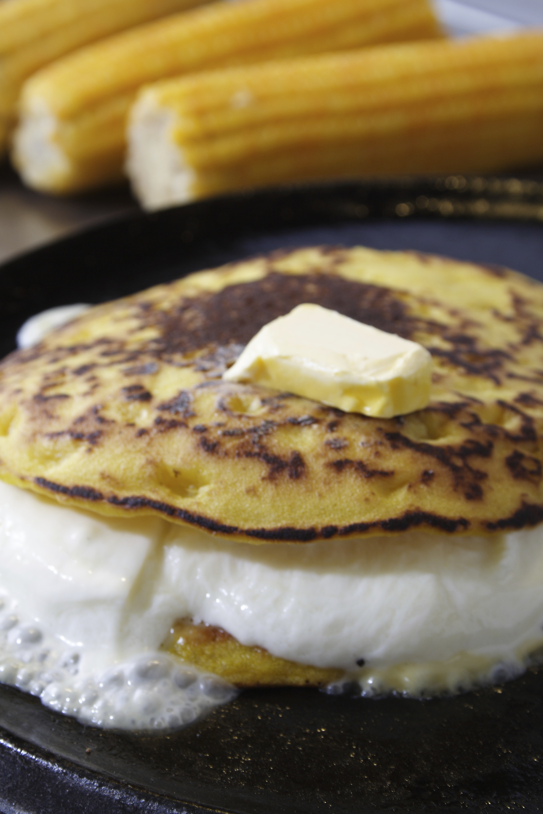 Cachapa o torta de maíz venezolana