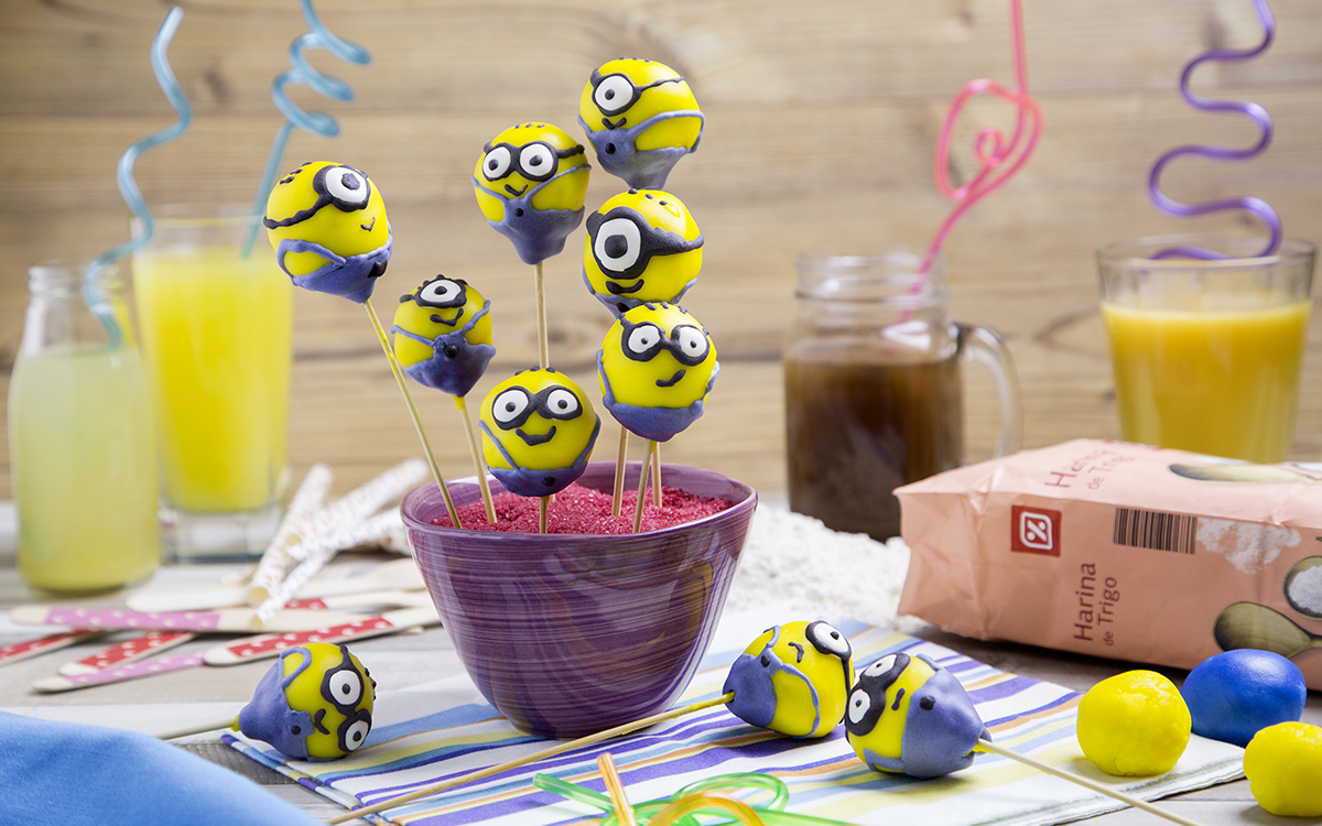 Cake pops Minion