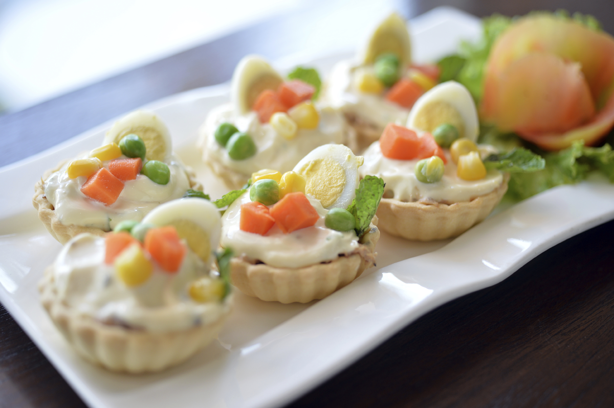 Canapés de ensaladilla