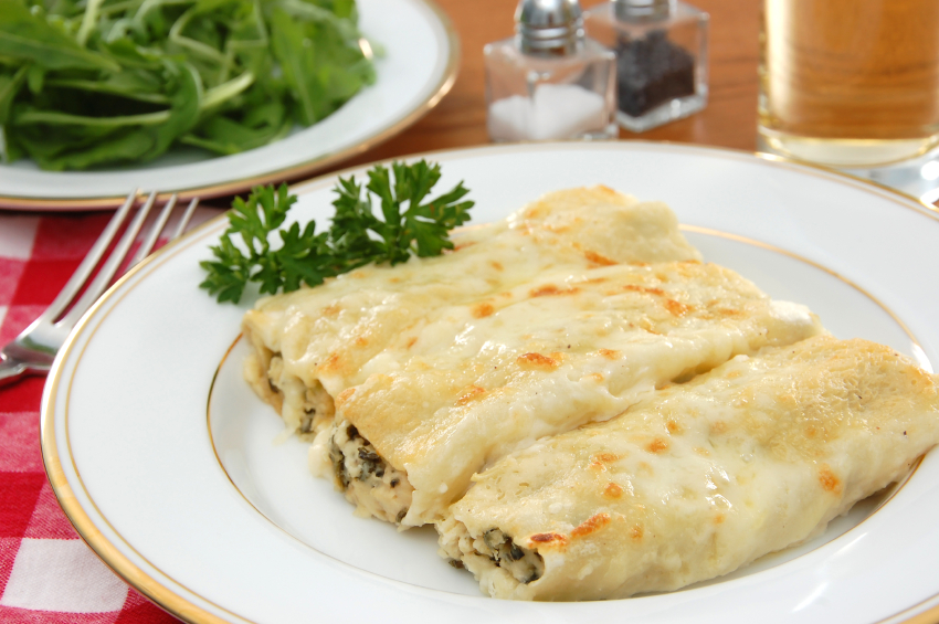 Canelones de Espinacas