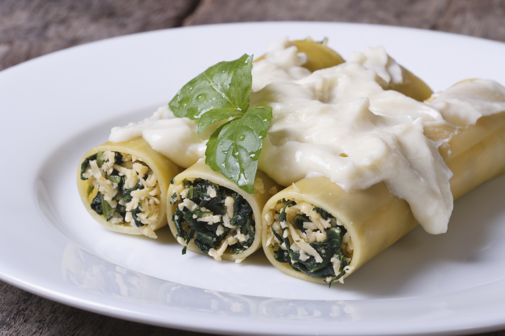 Canelones de verdura y Ricota