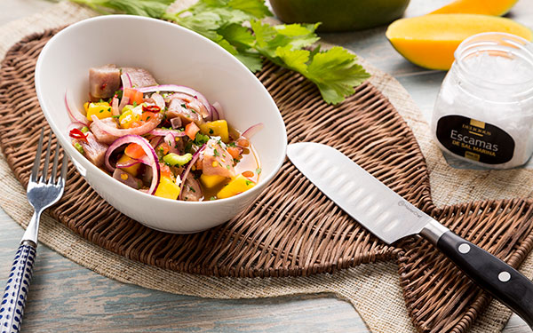 Ceviche de atún