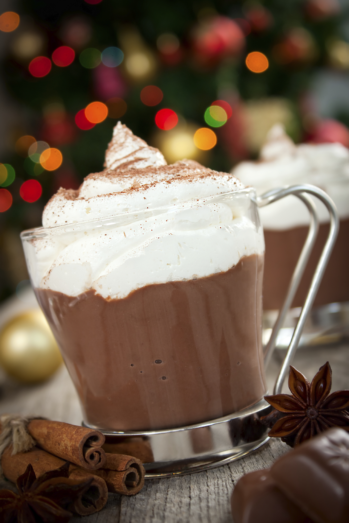 Chocolate a la taza del roscón de reyes