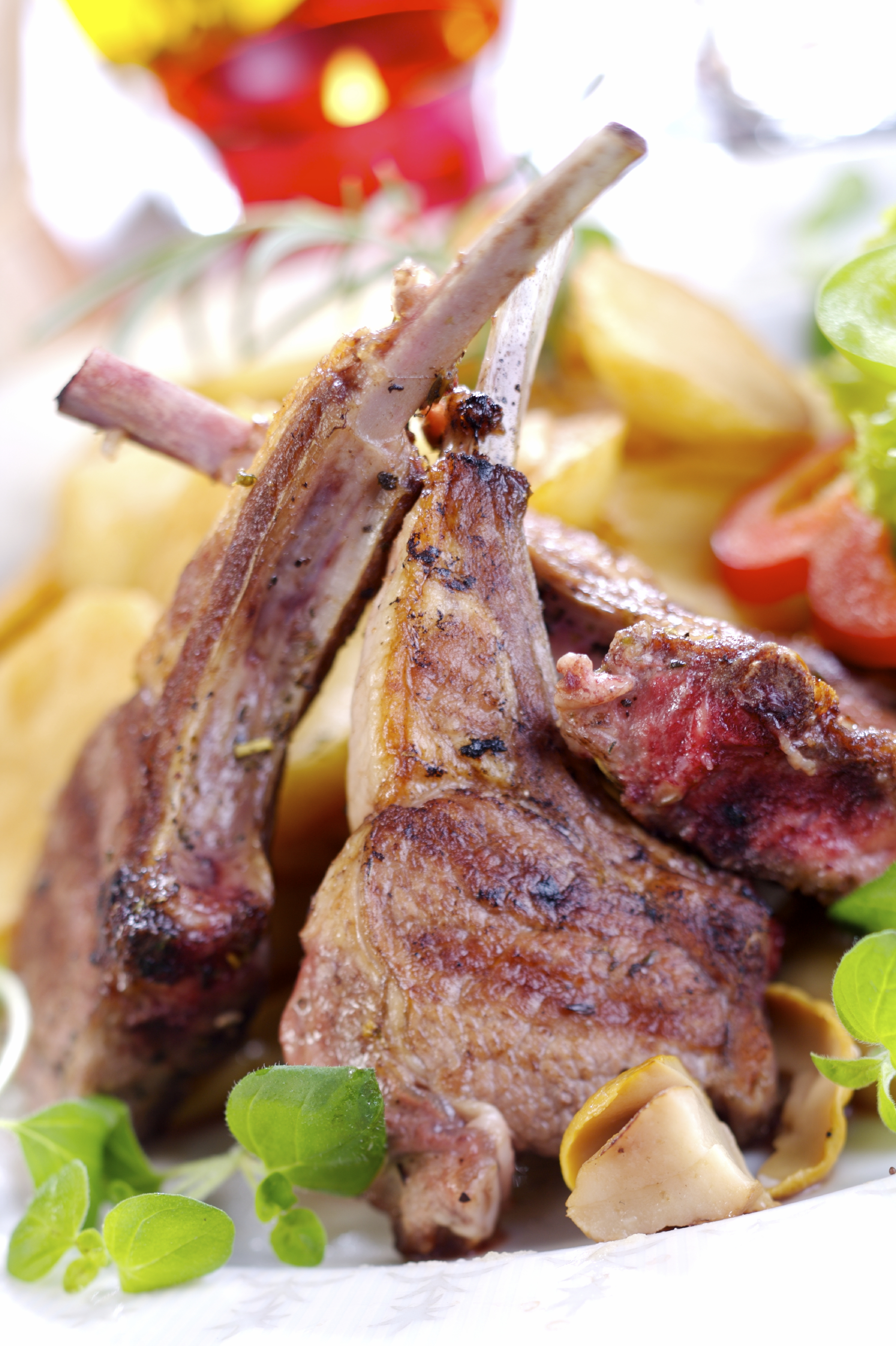 Chuletas de cordero con limón