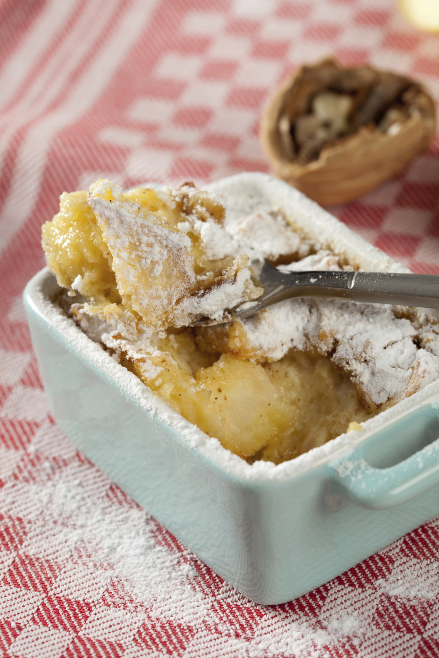 Clafoutis de manzanas de estación