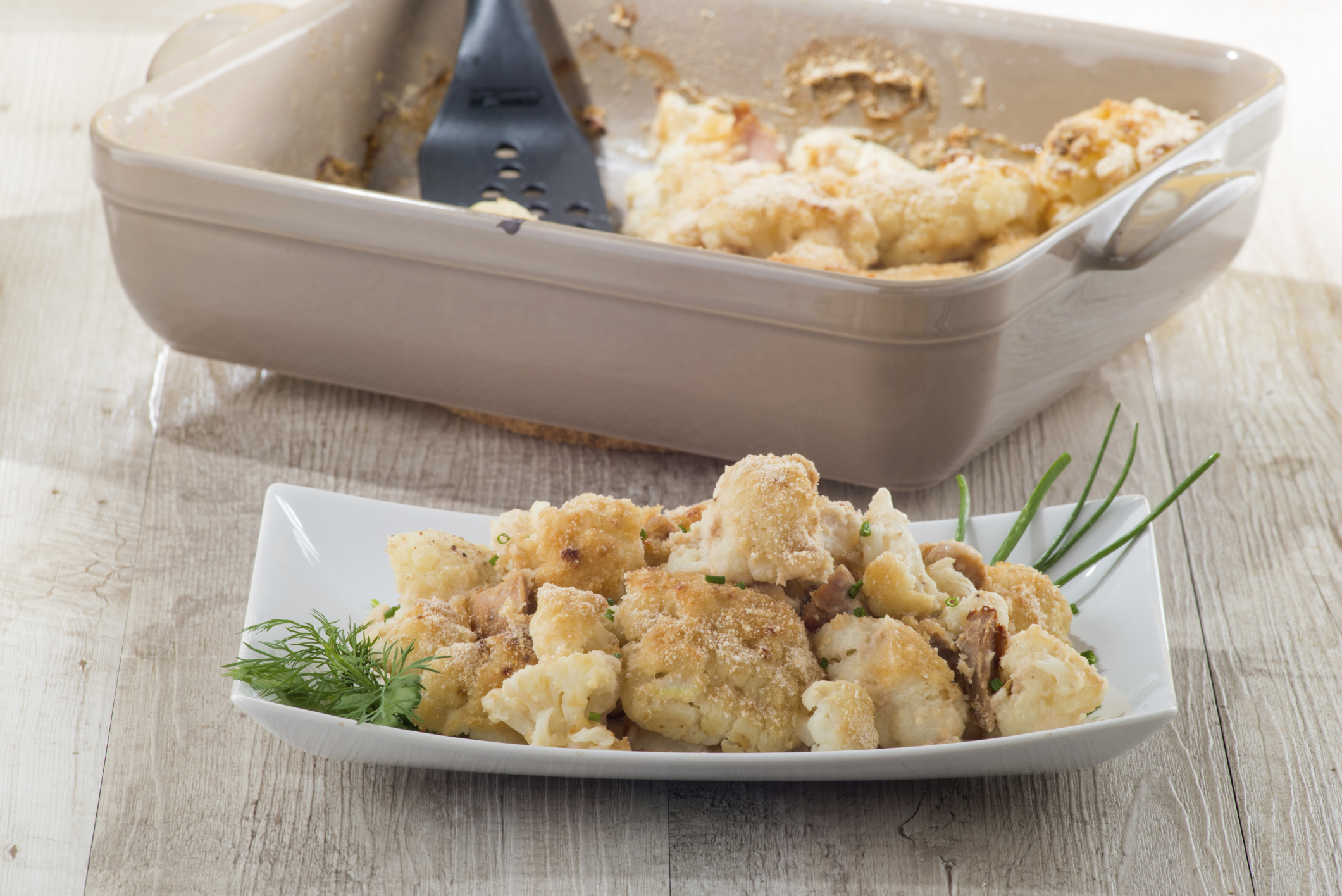 Coliflor a la mantequilla