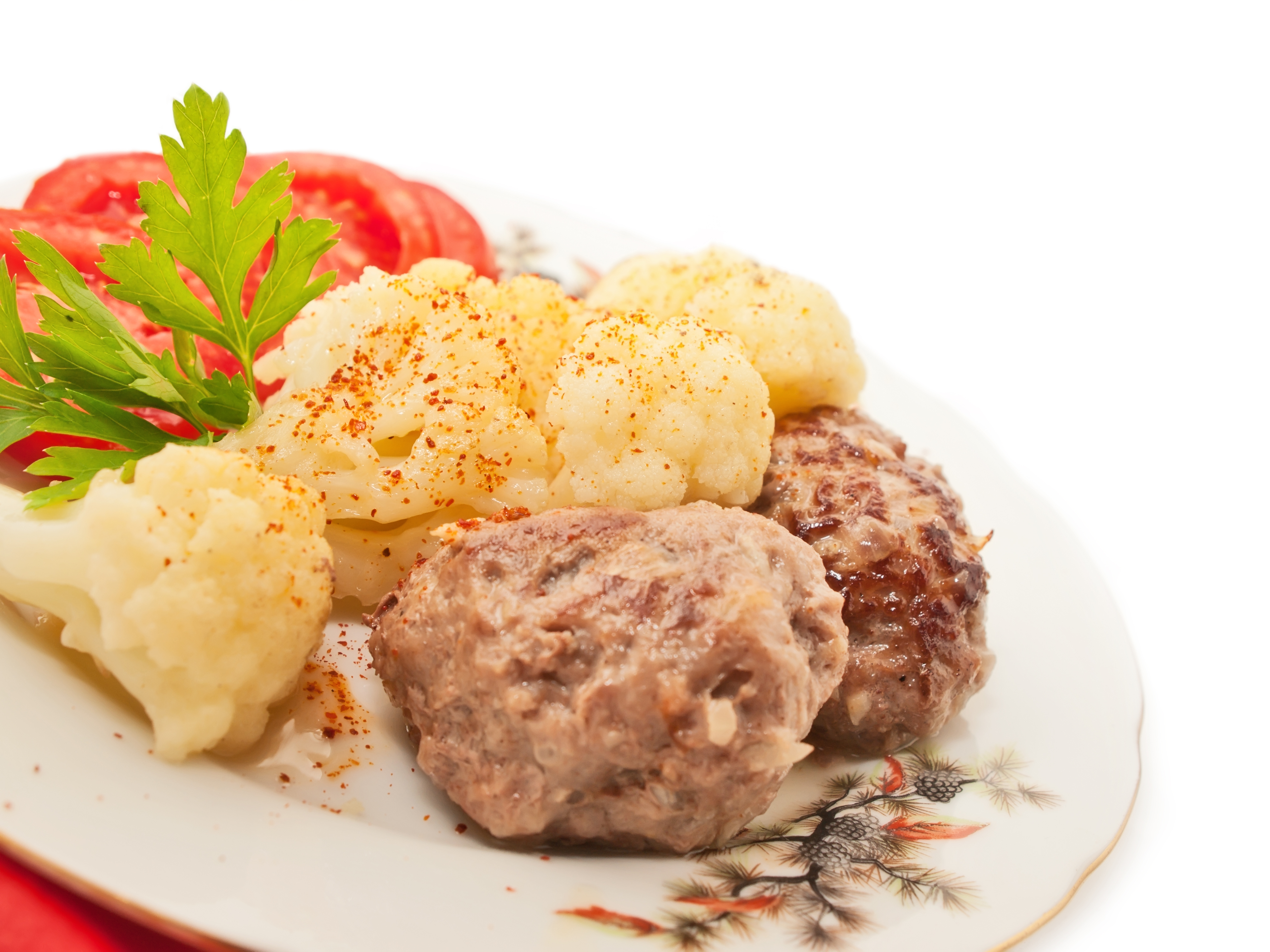 Albóndigas con coliflor y curry