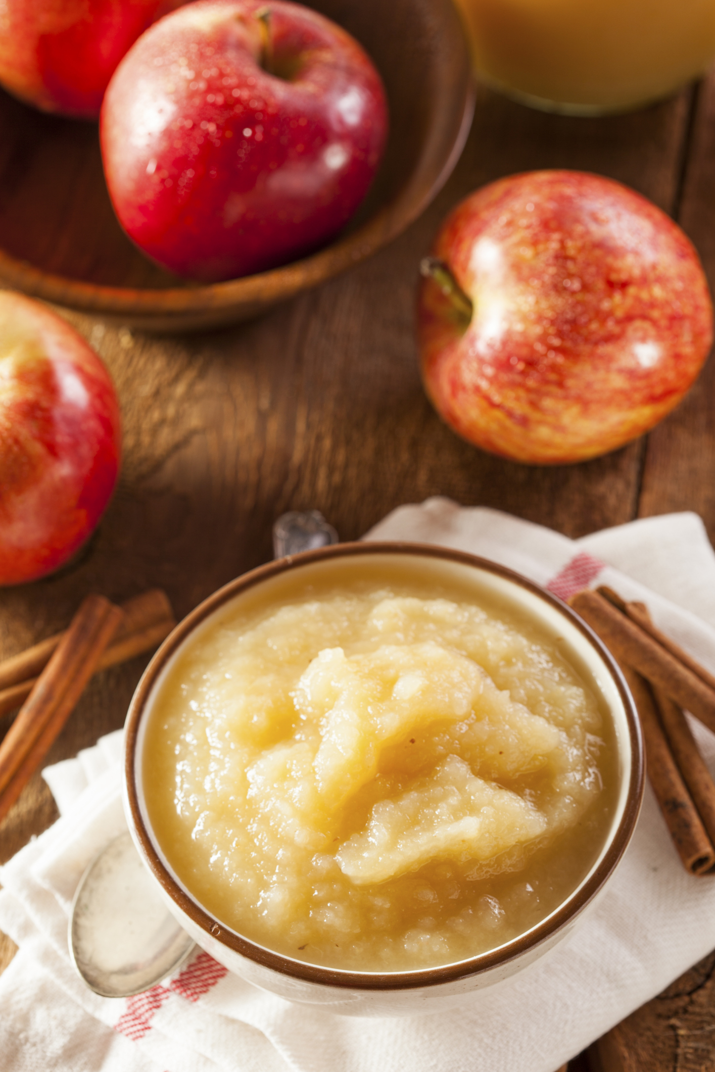 Compota de manzana con canela