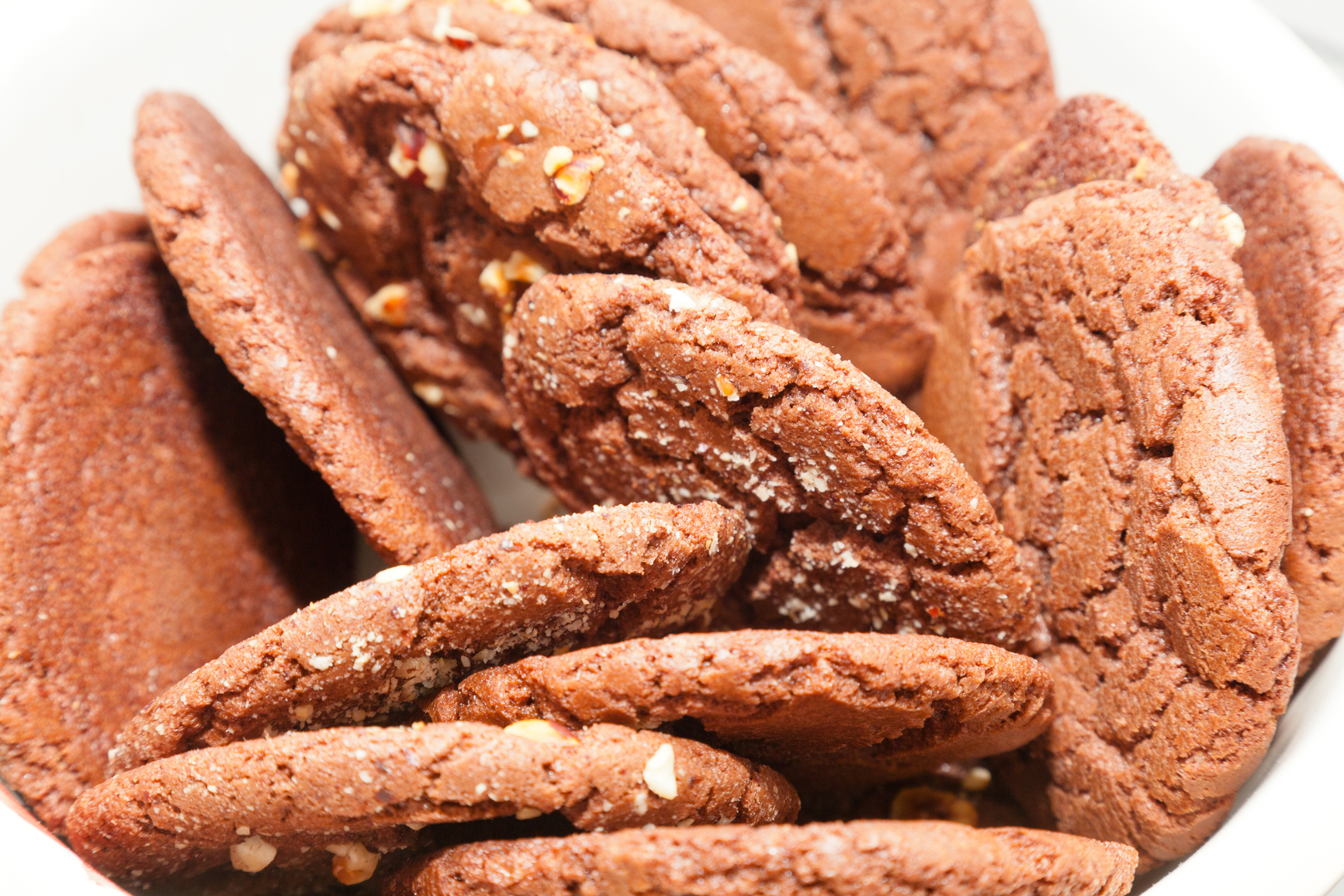 Galletas de chocolate y avellanas