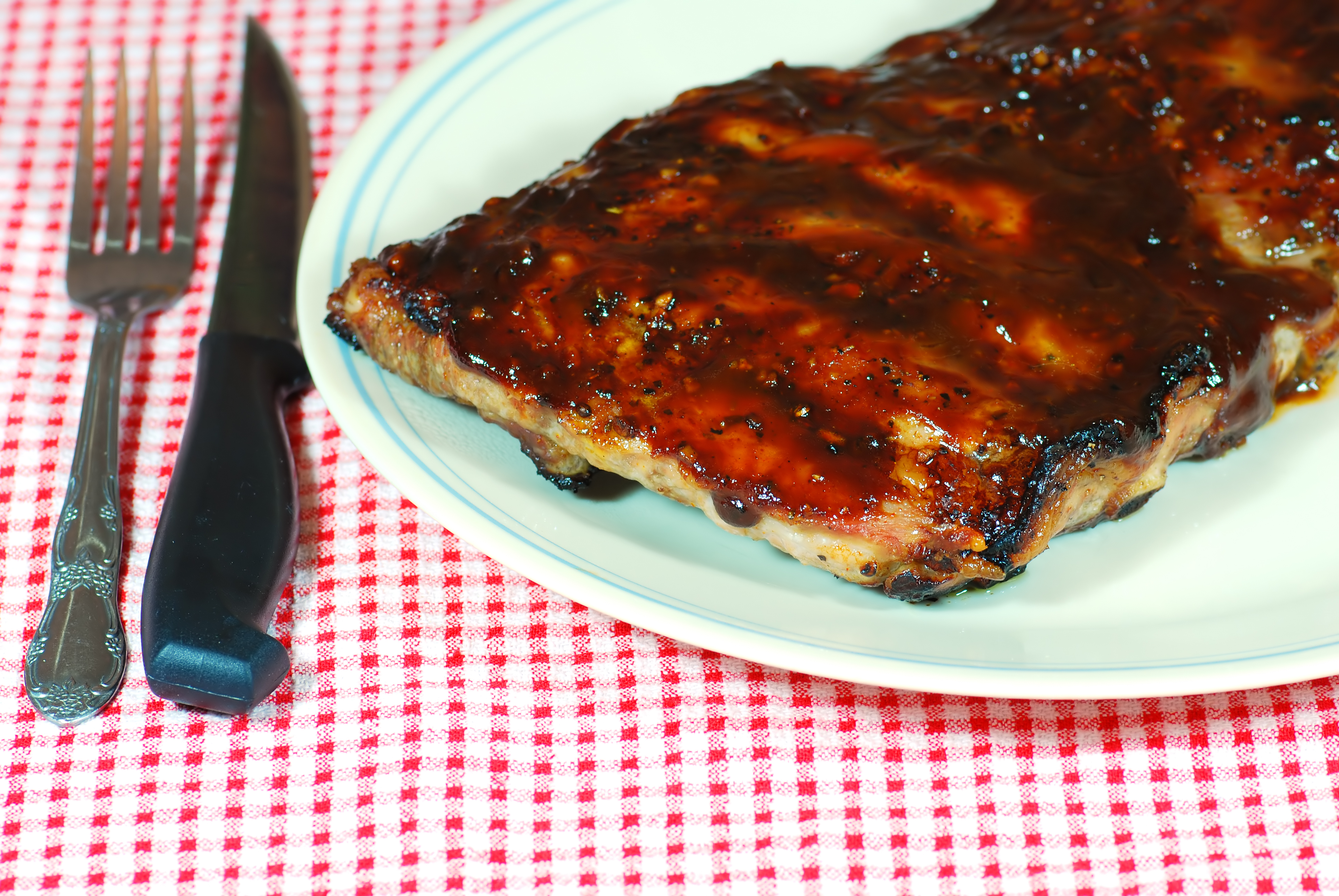 Costillas al vino tinto