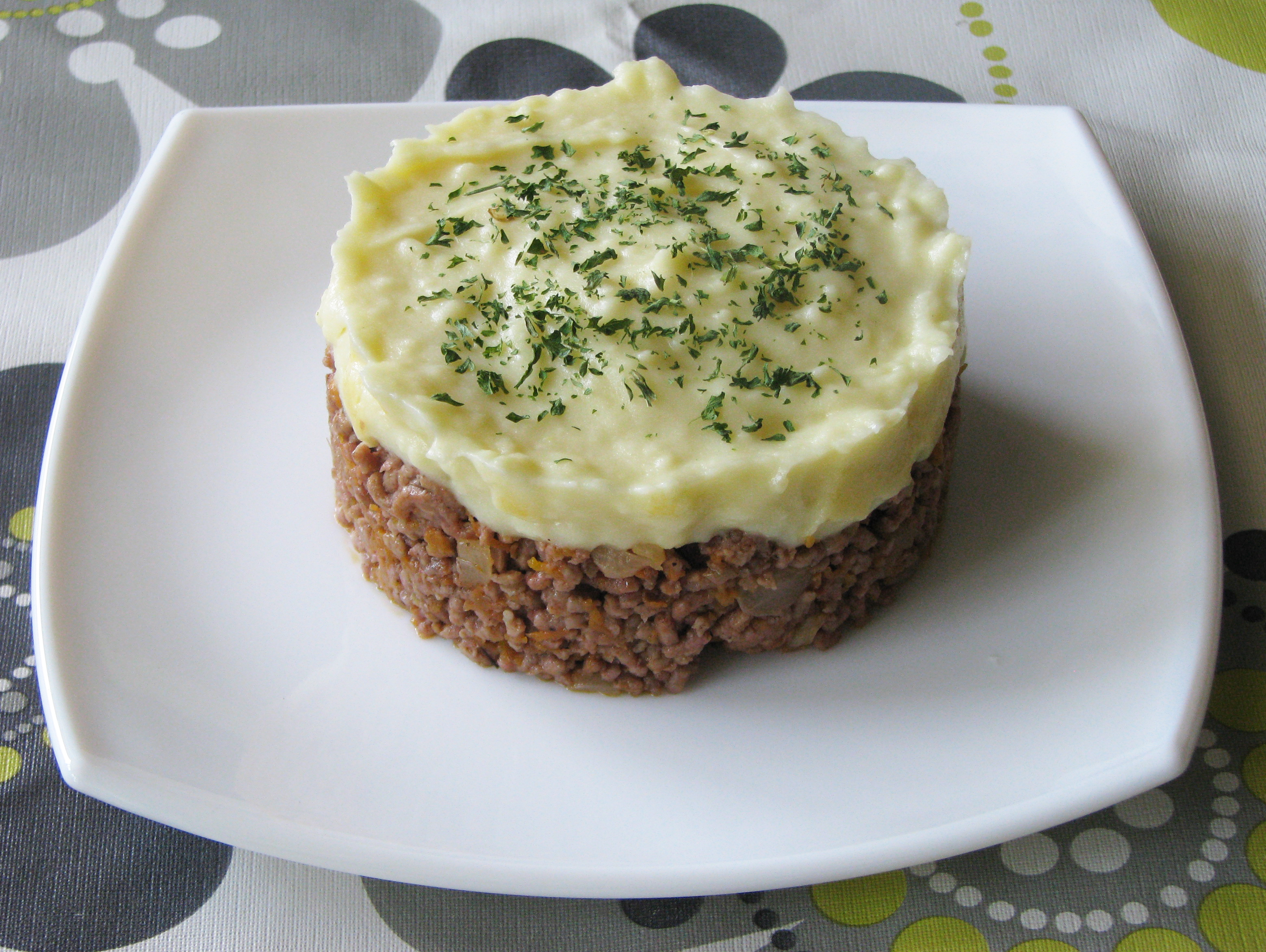 Cottage pie (pastel de carne inglés)