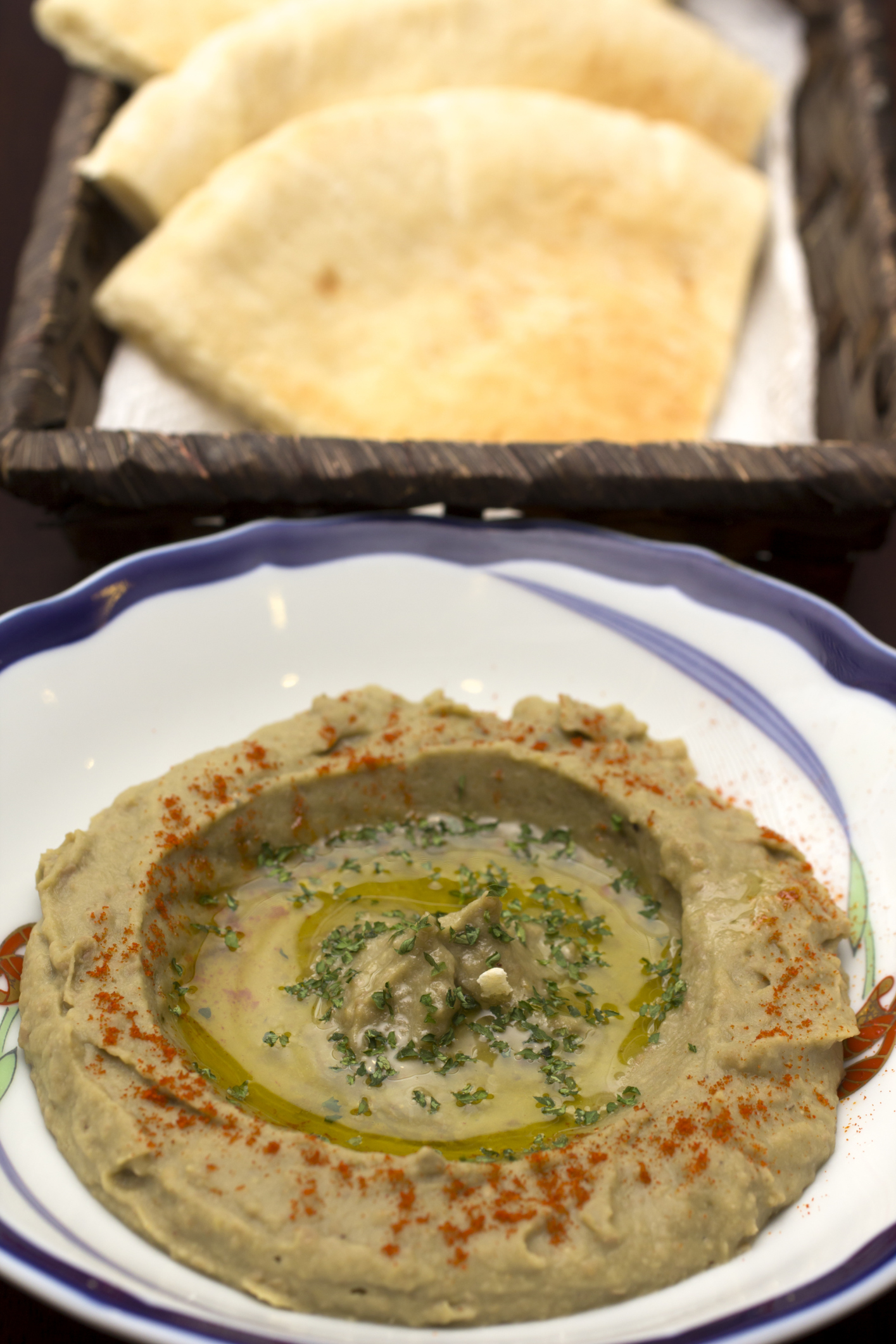 Crema de berenjenas asadas o Mutabal