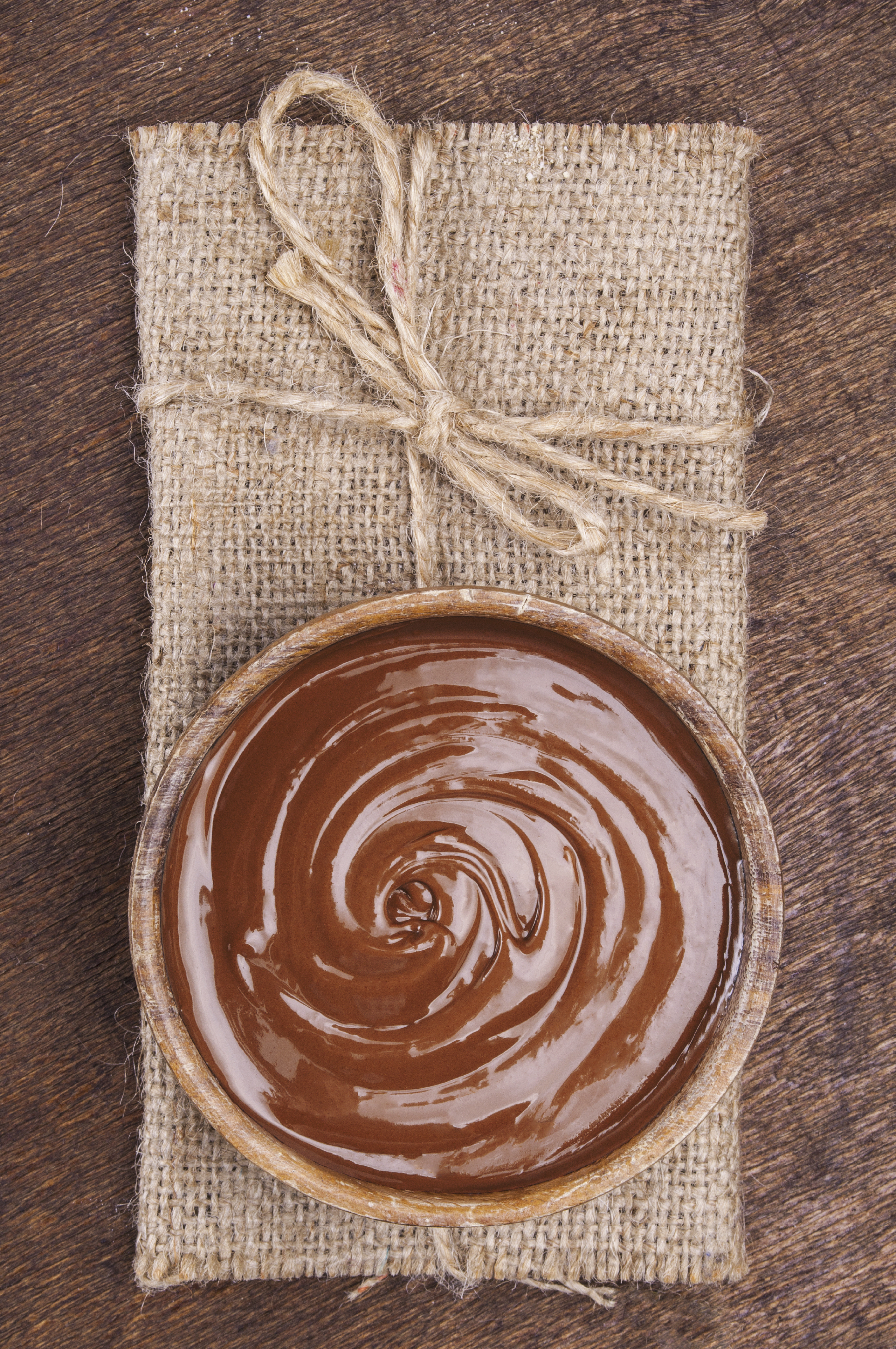 Crema de chocolate con dulce de leche