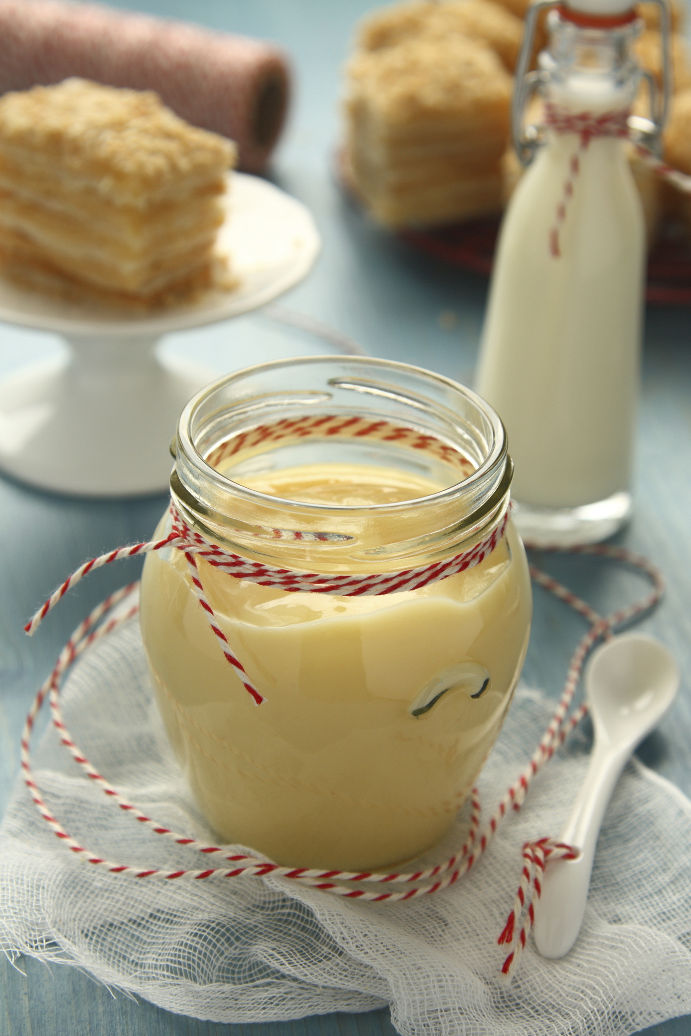 Crema pastelera preparada en microondas