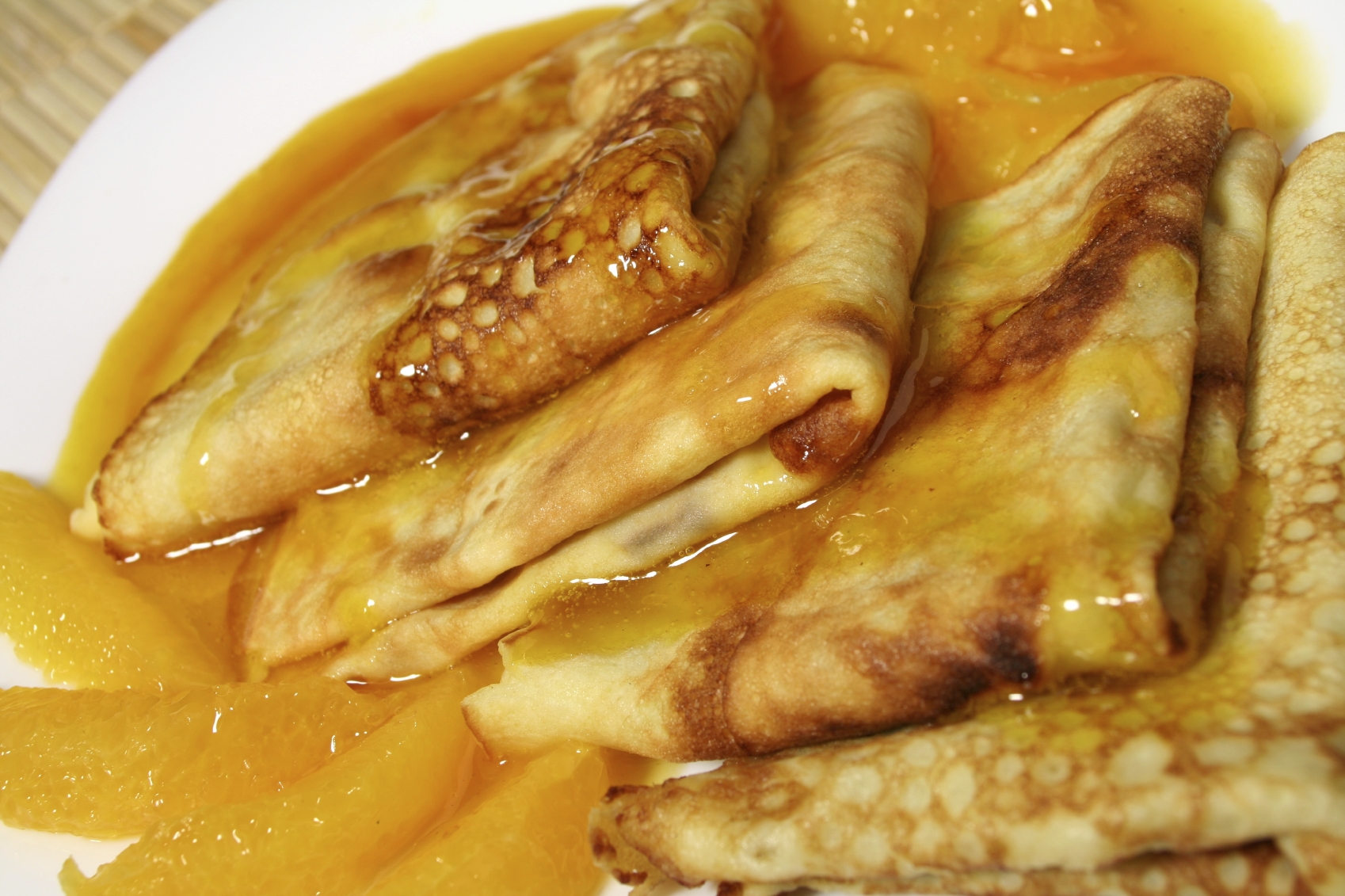 Crepes de naranja Suzette