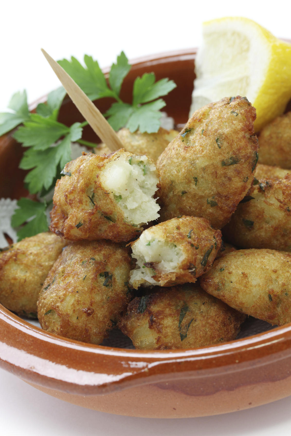 Croquetas de bacalao con patatas