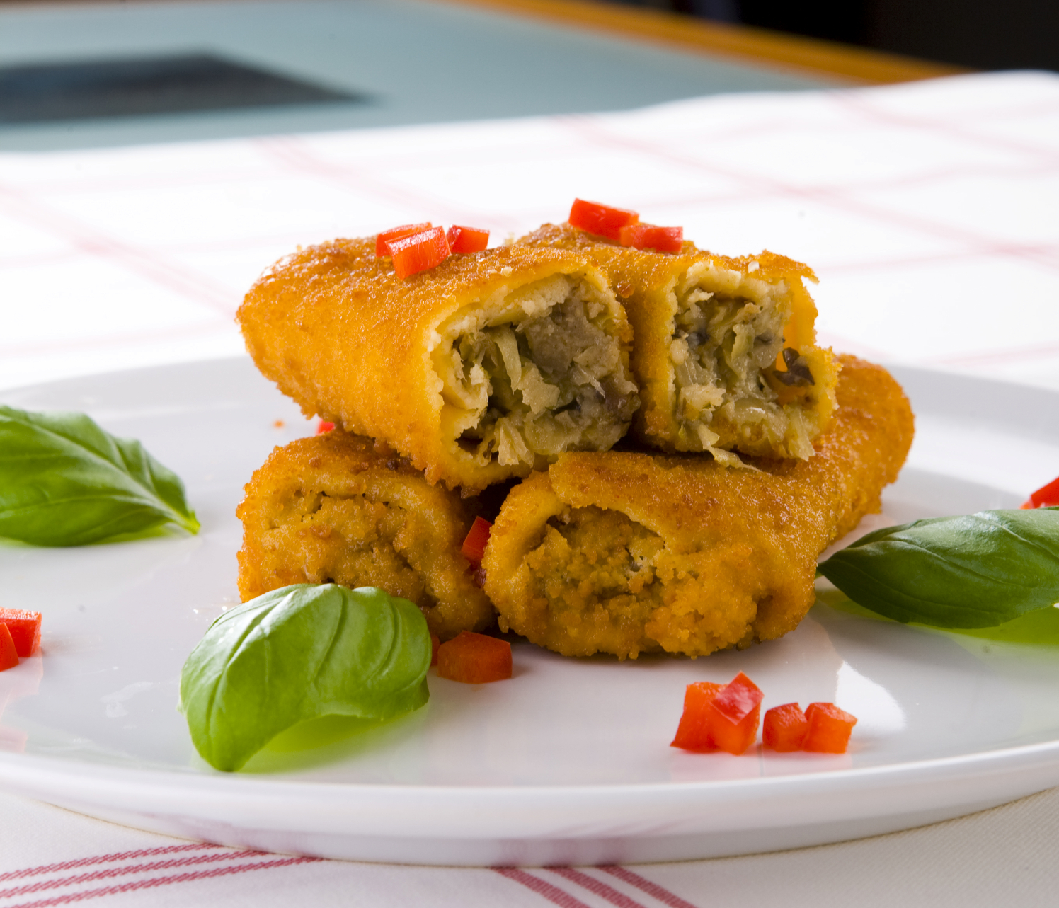 Croquetas de setas y queso