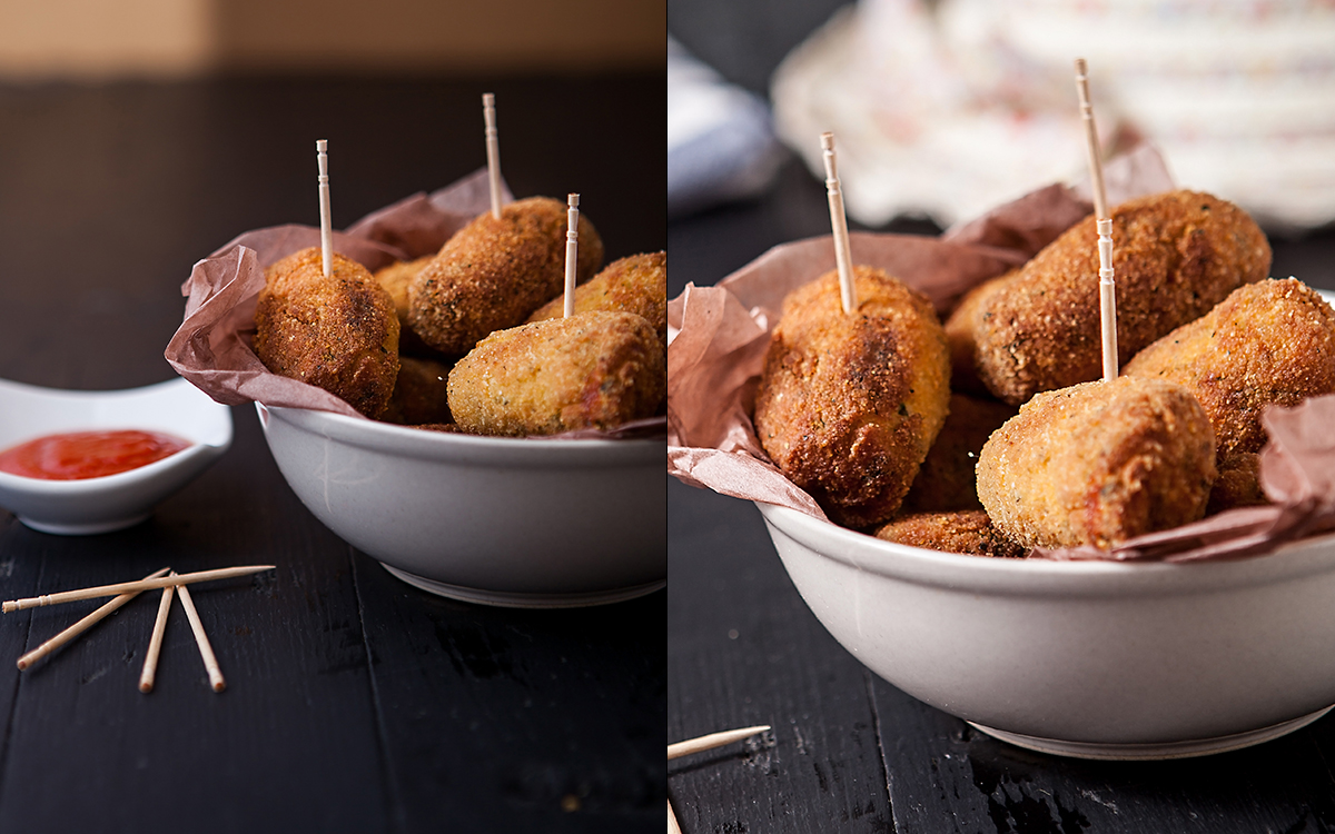 Croquetas de jamón de pato