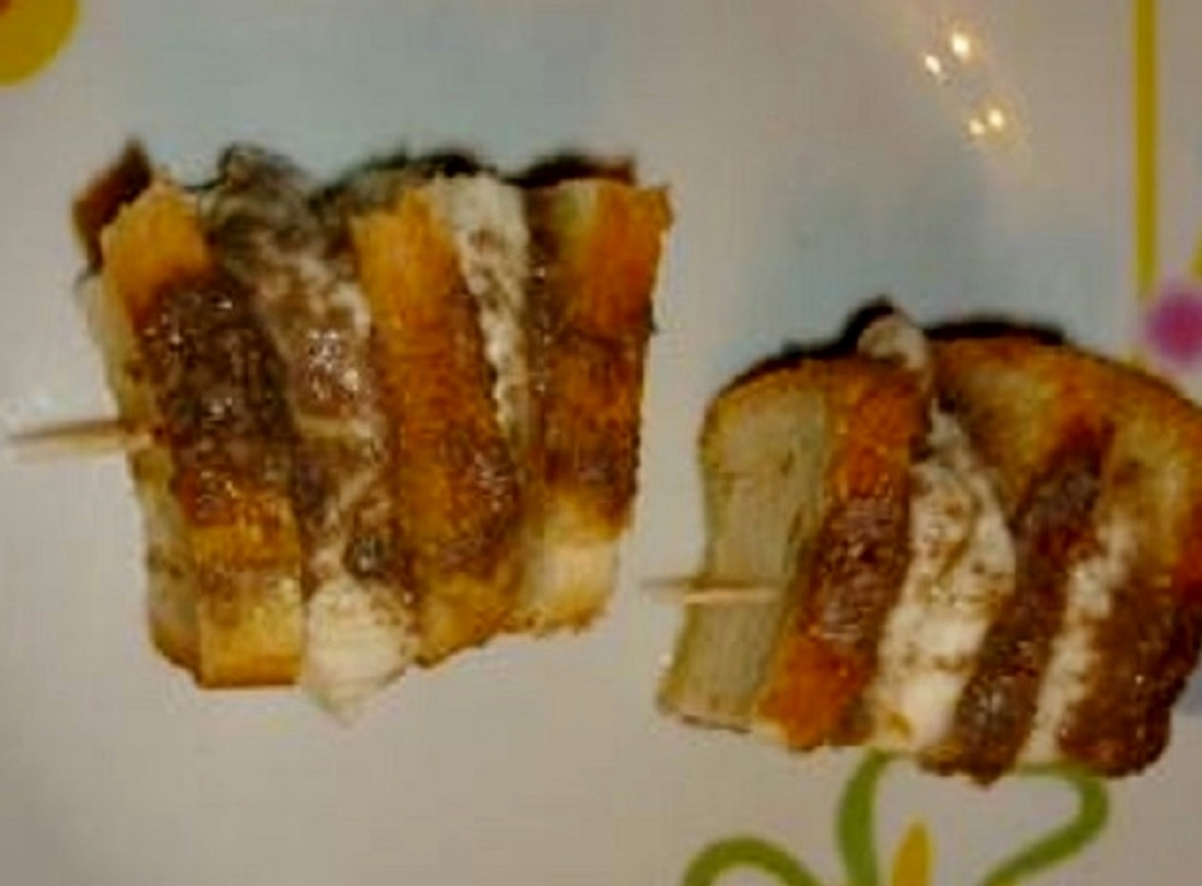 Crostini Mozzarella e acciughe alla Giuseppe