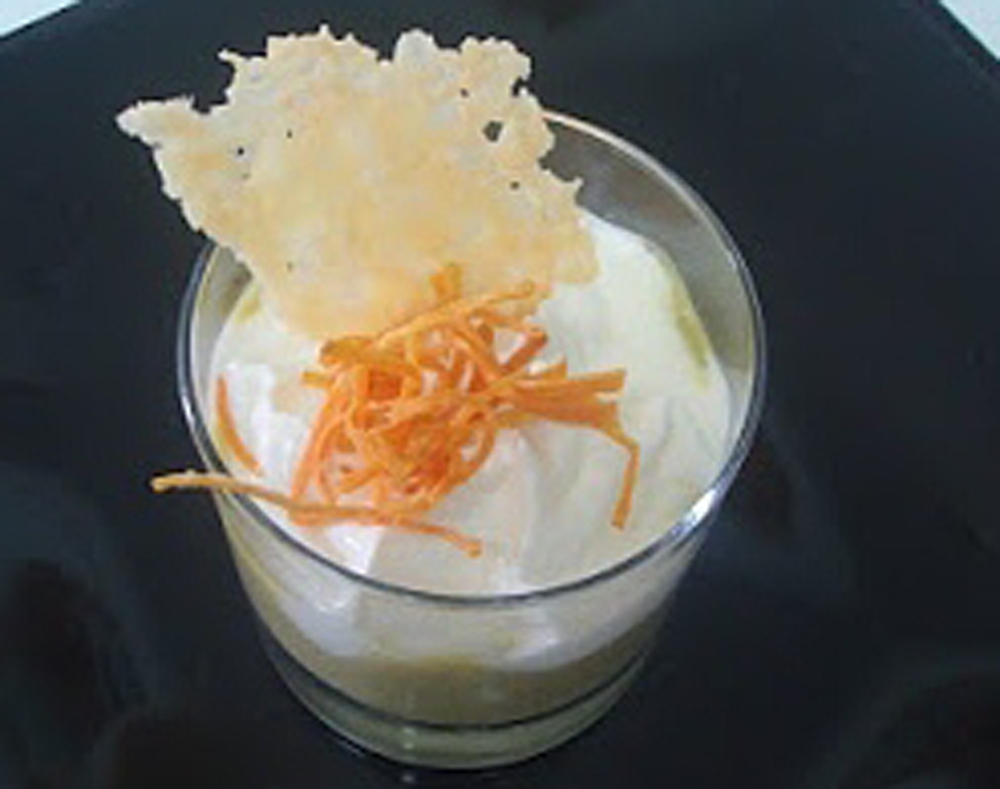 Espuma de parmesano