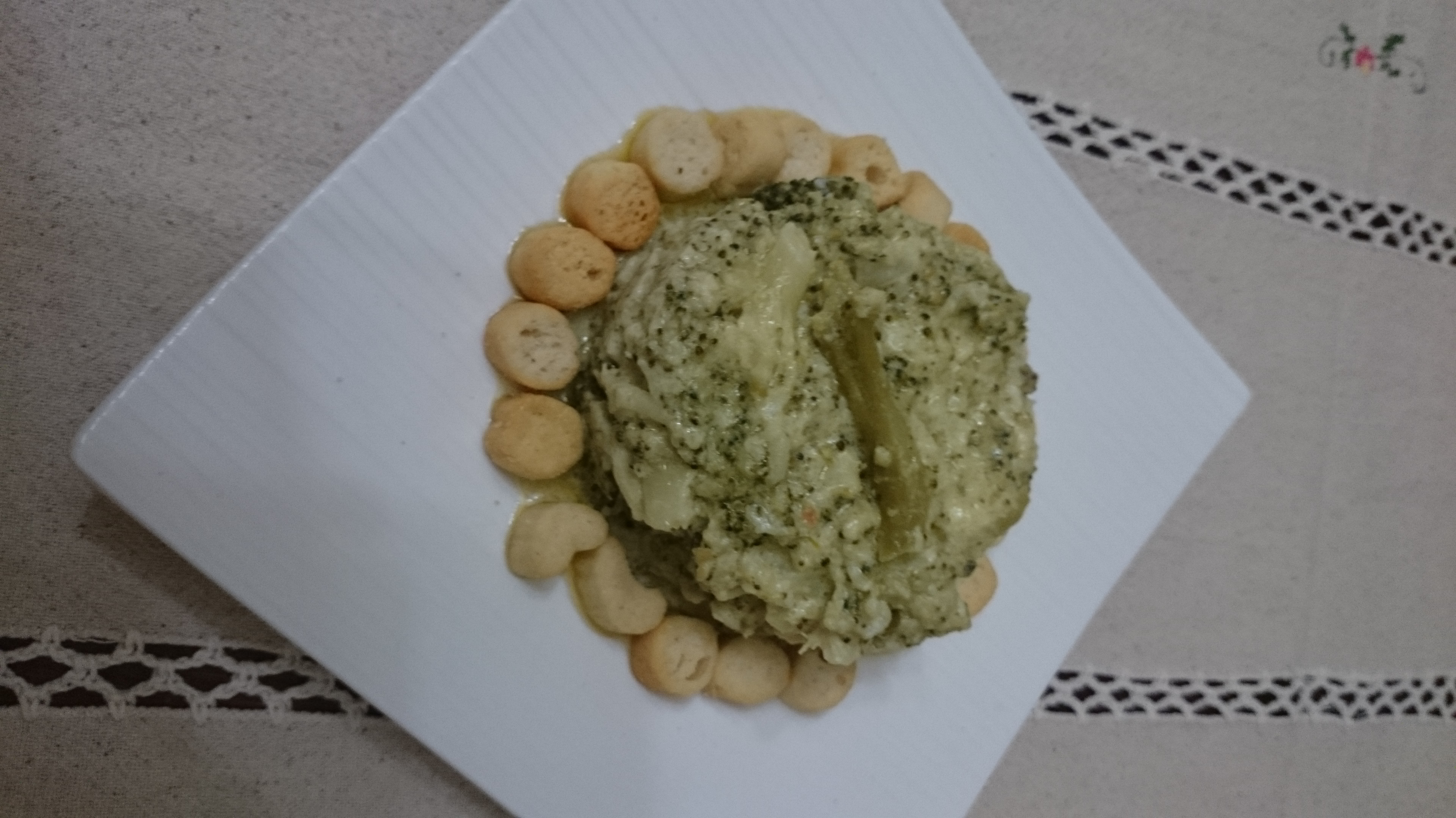 COLIBROCOLI CON ALMENDRA Y CREMA DE NATA