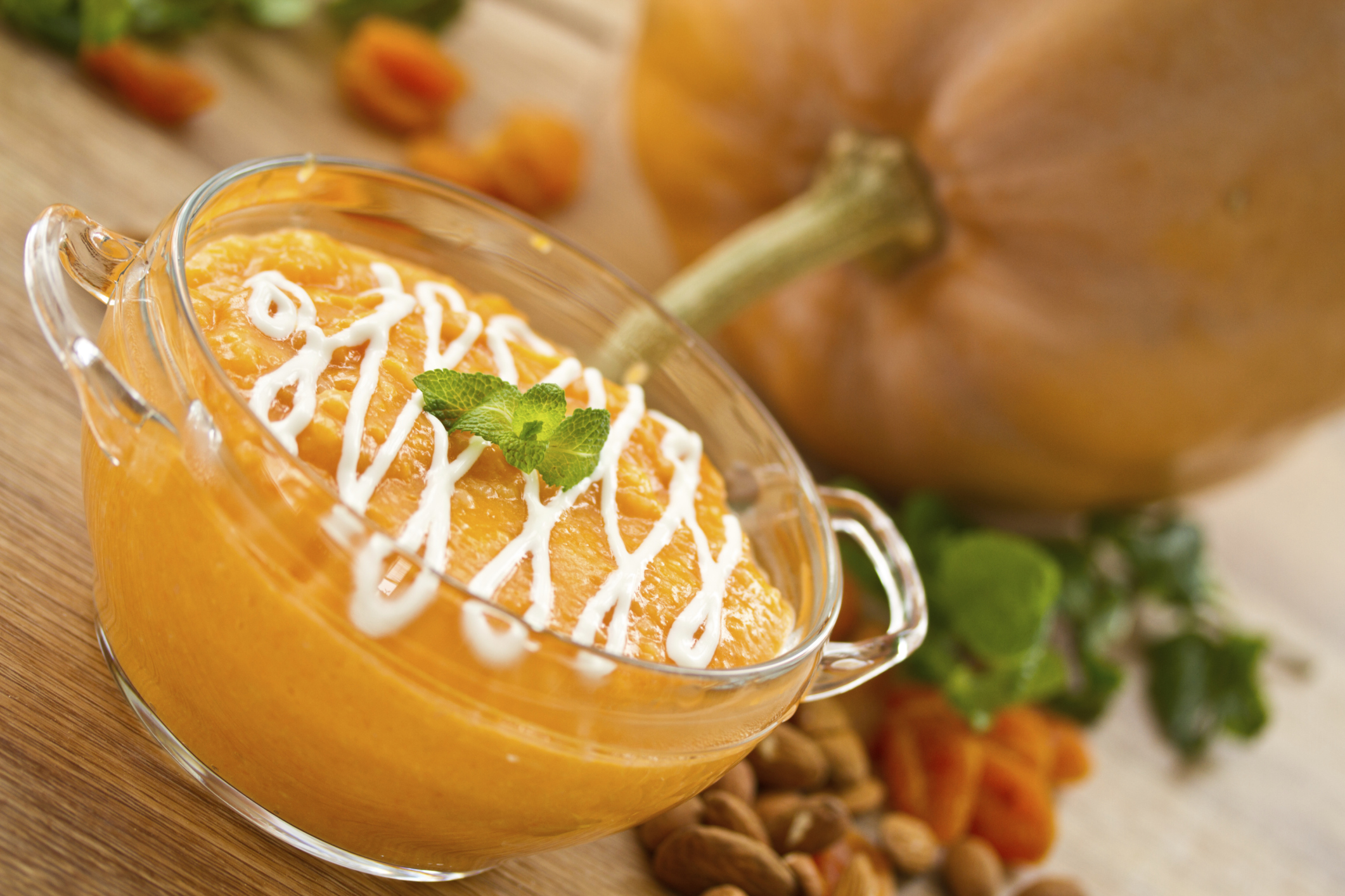 Dulce de calabaza con salsa de naranja