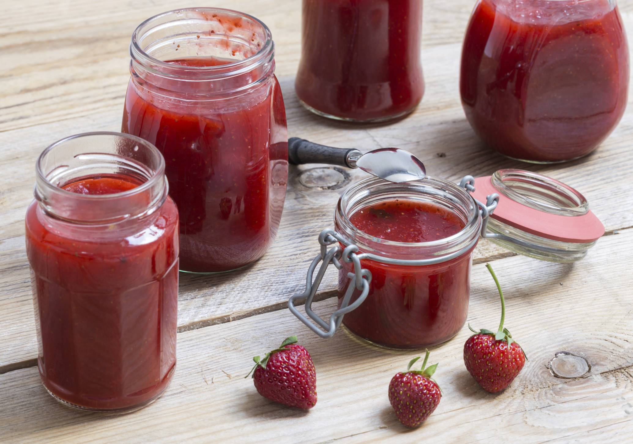 Dulce de fresas fácil