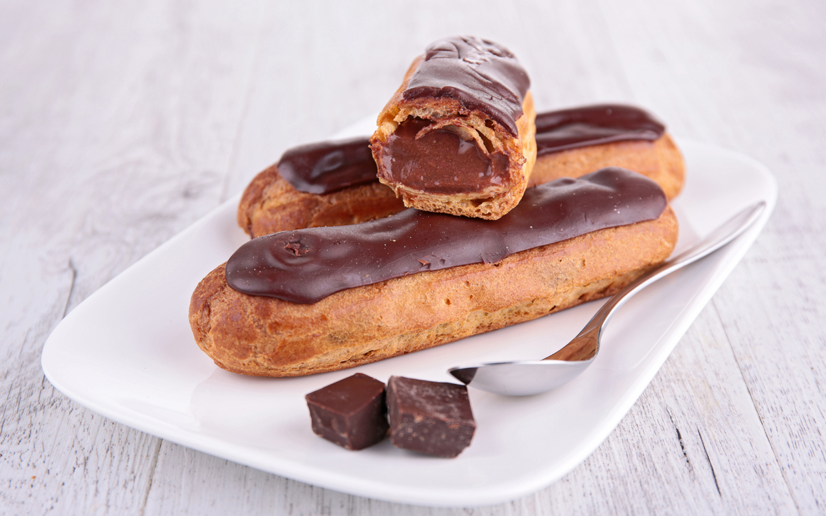 Eclairs de chocolate