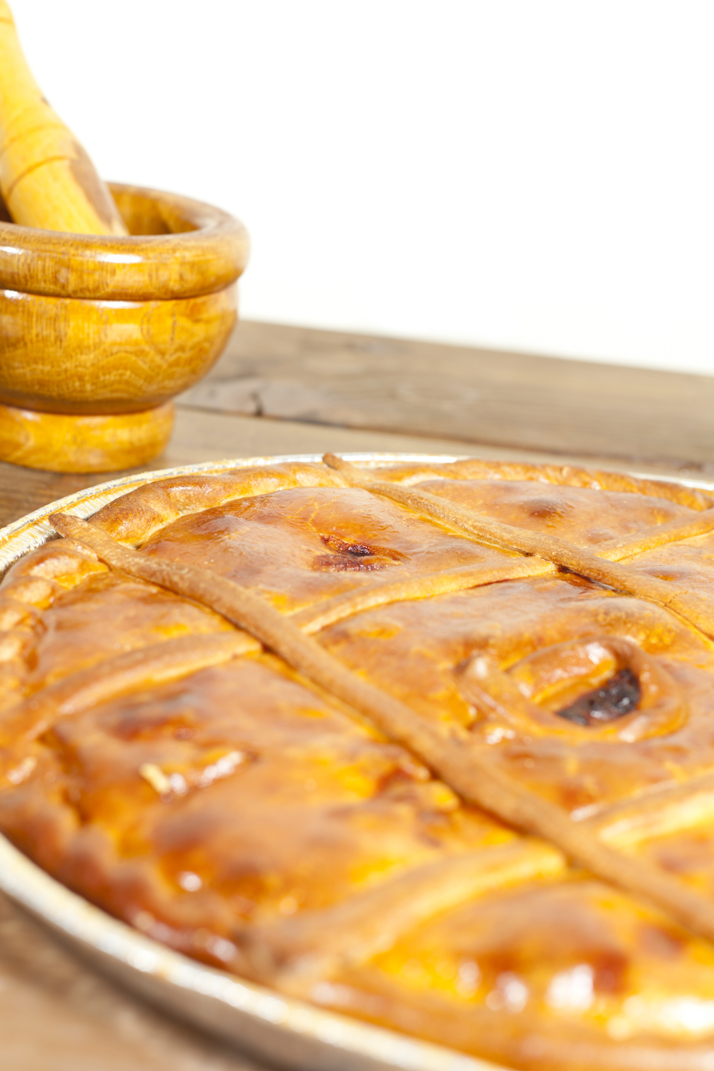 Empanada de carne picada y cebolla