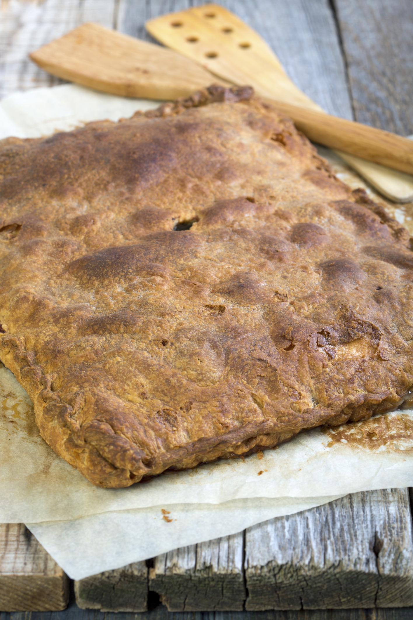 Empanada de champiñones y carne de cordero