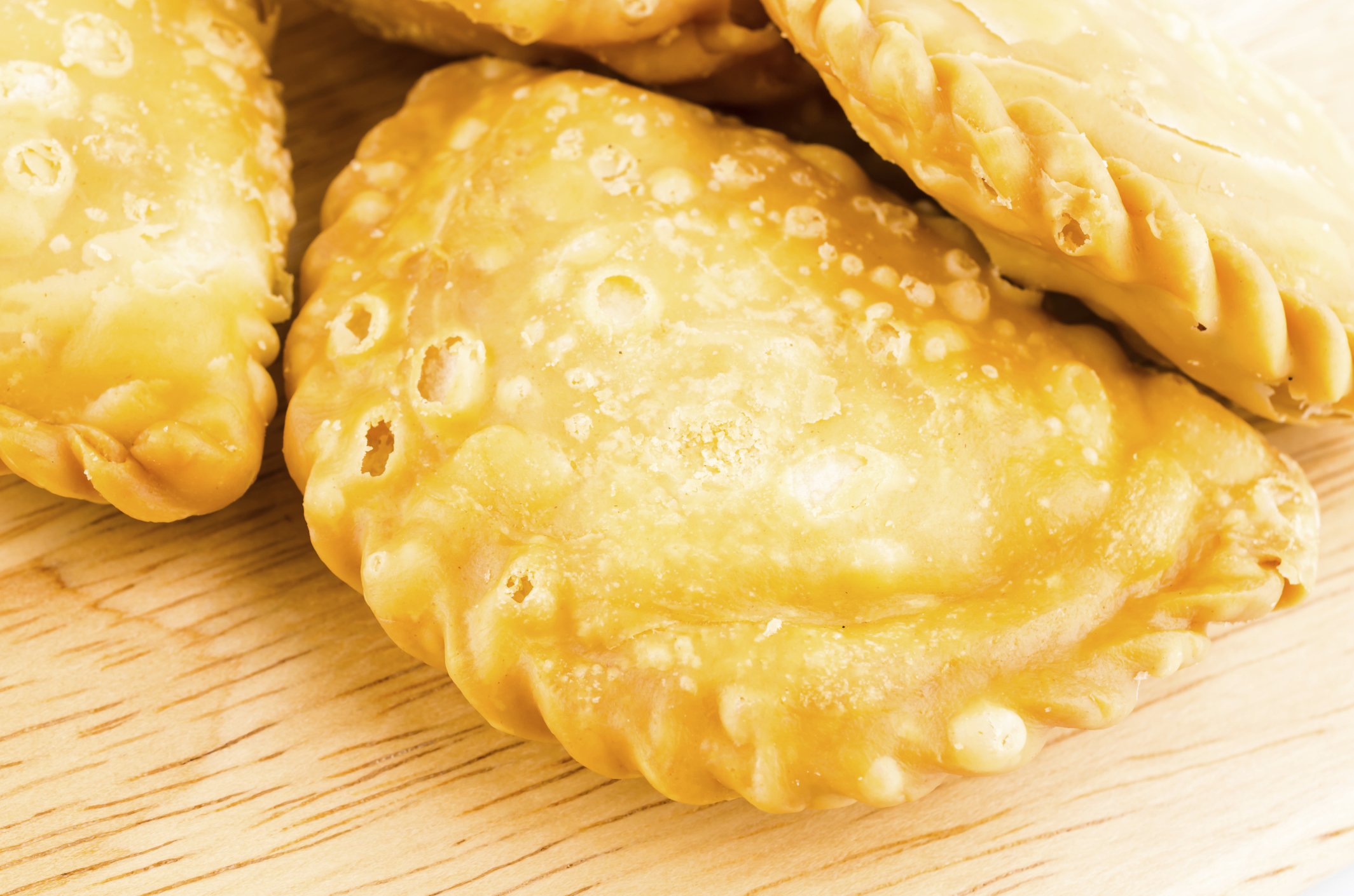 Empanadillas de morcilla y compota de manzana