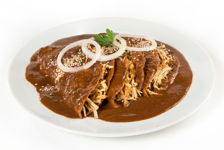 Enchiladas de mole