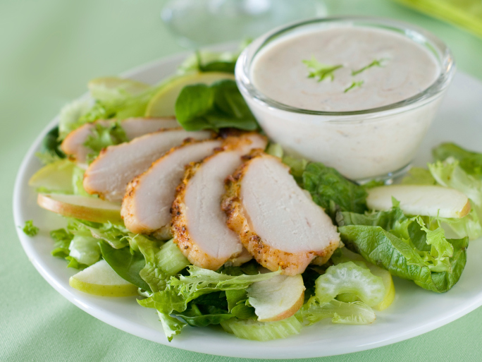 Ensalada de pollo al yogur