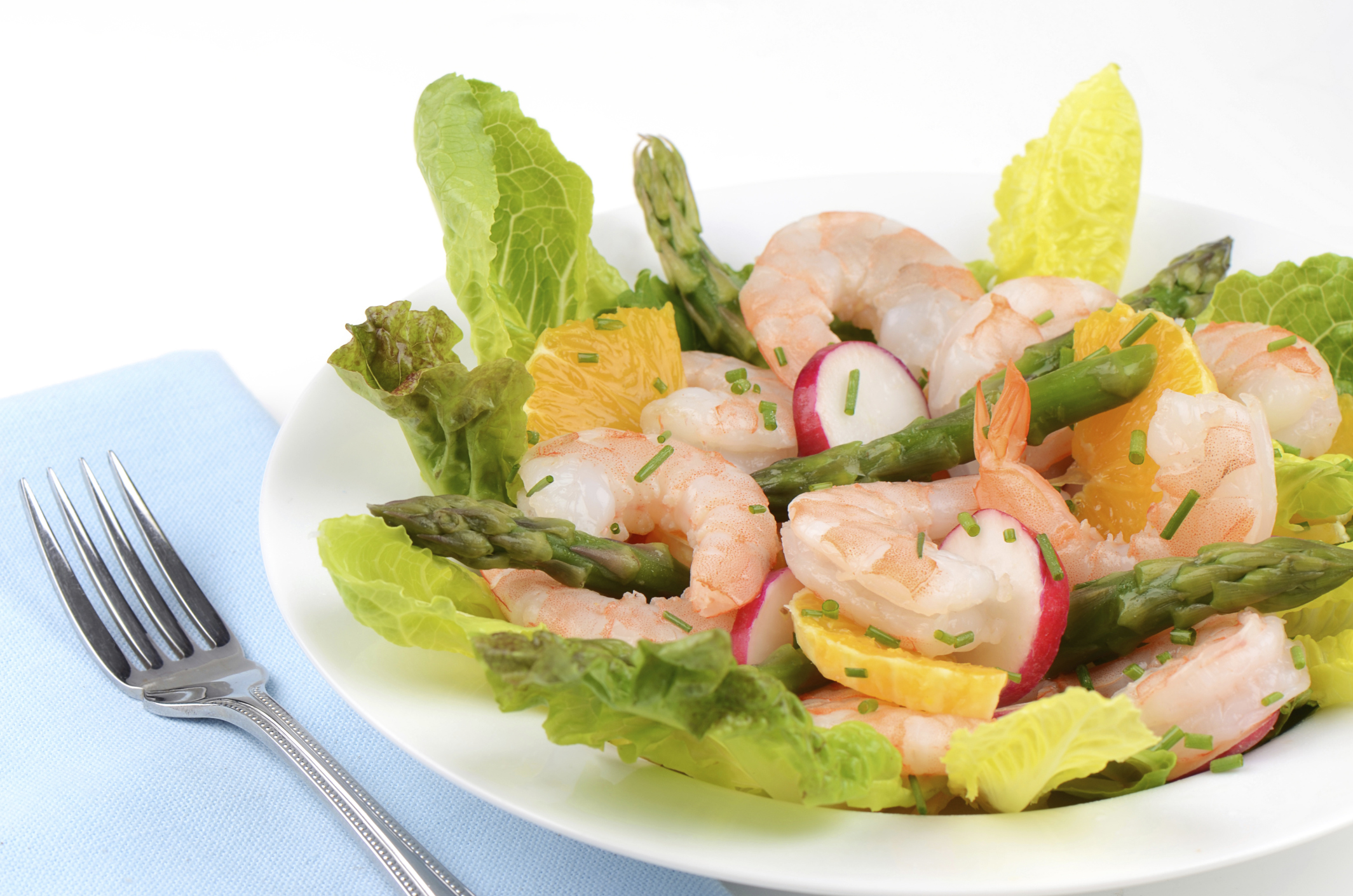 Ensalada de gambas