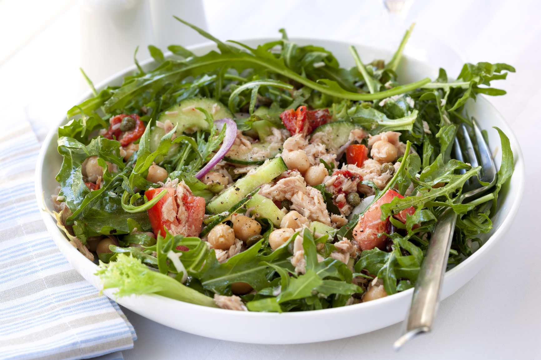 Ensalada de garbanzos y ventresca