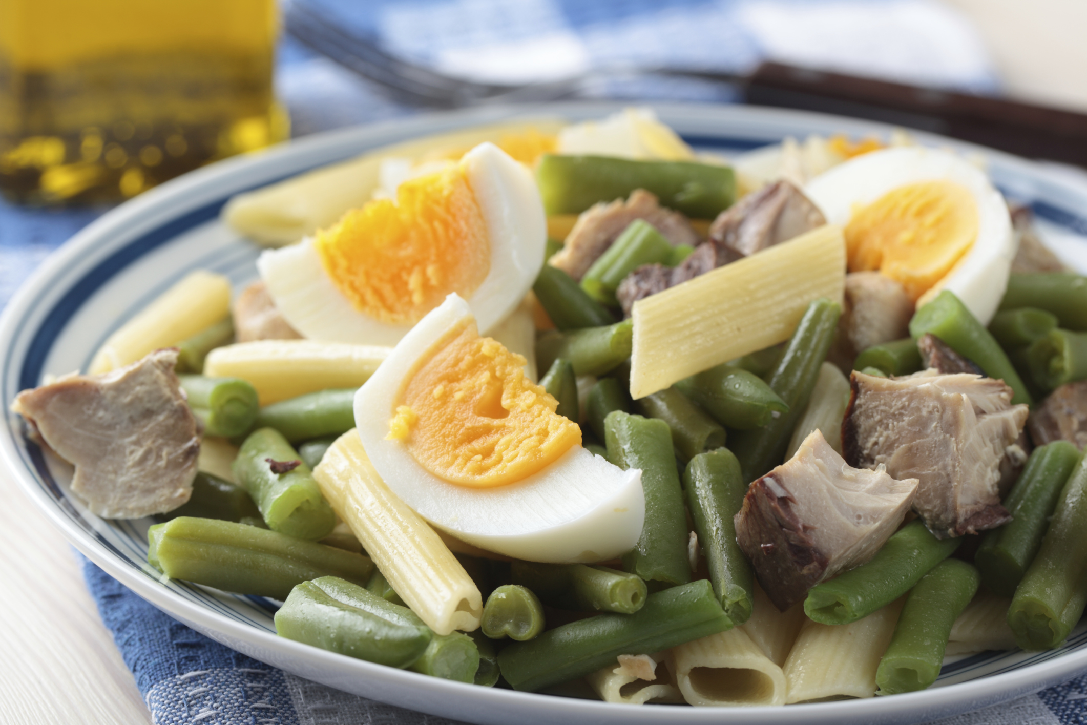 Ensalada de macarrones con verduras