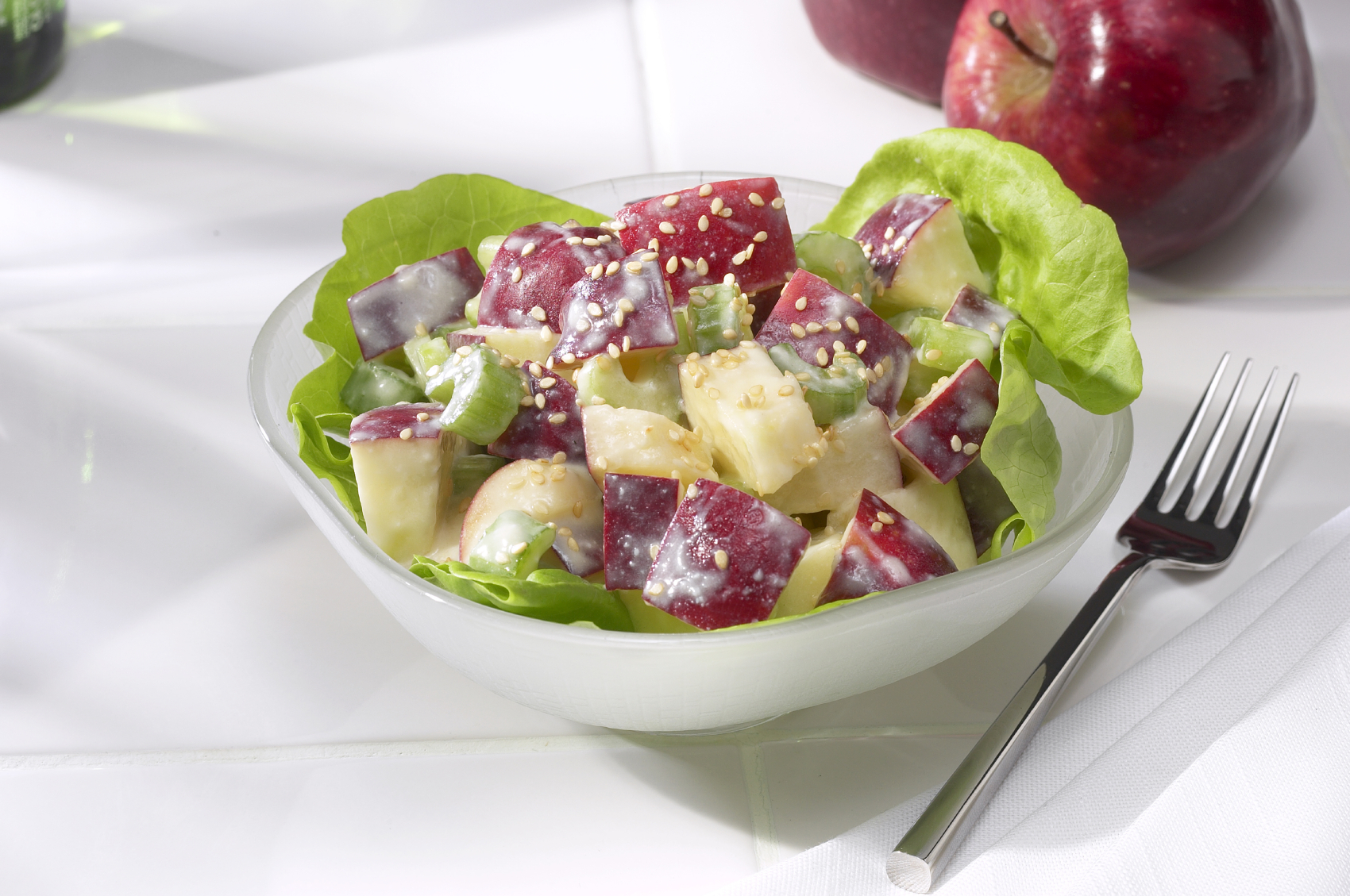 Ensalada de apio y manzana