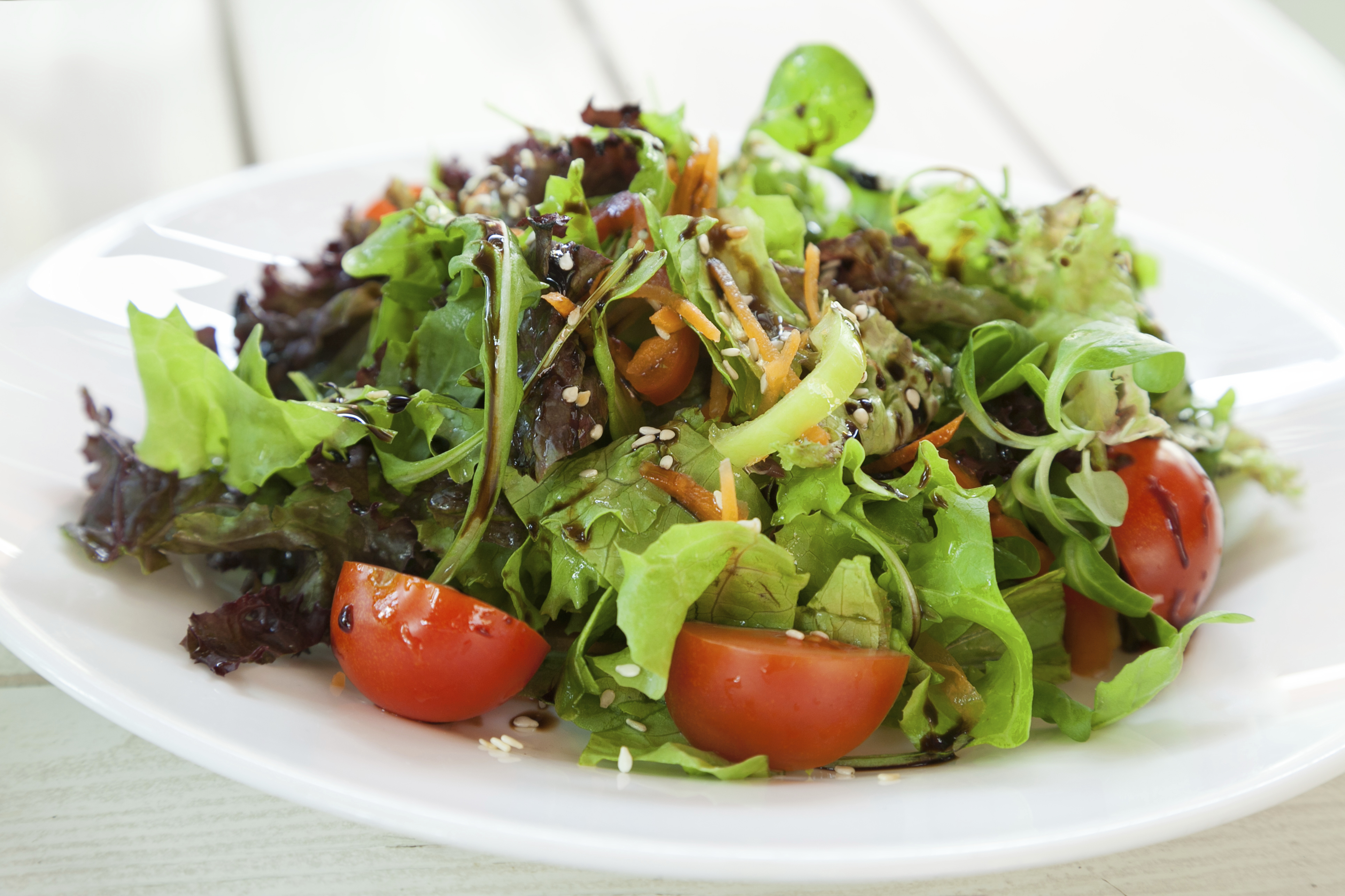 Ensalada con aliño agridulce