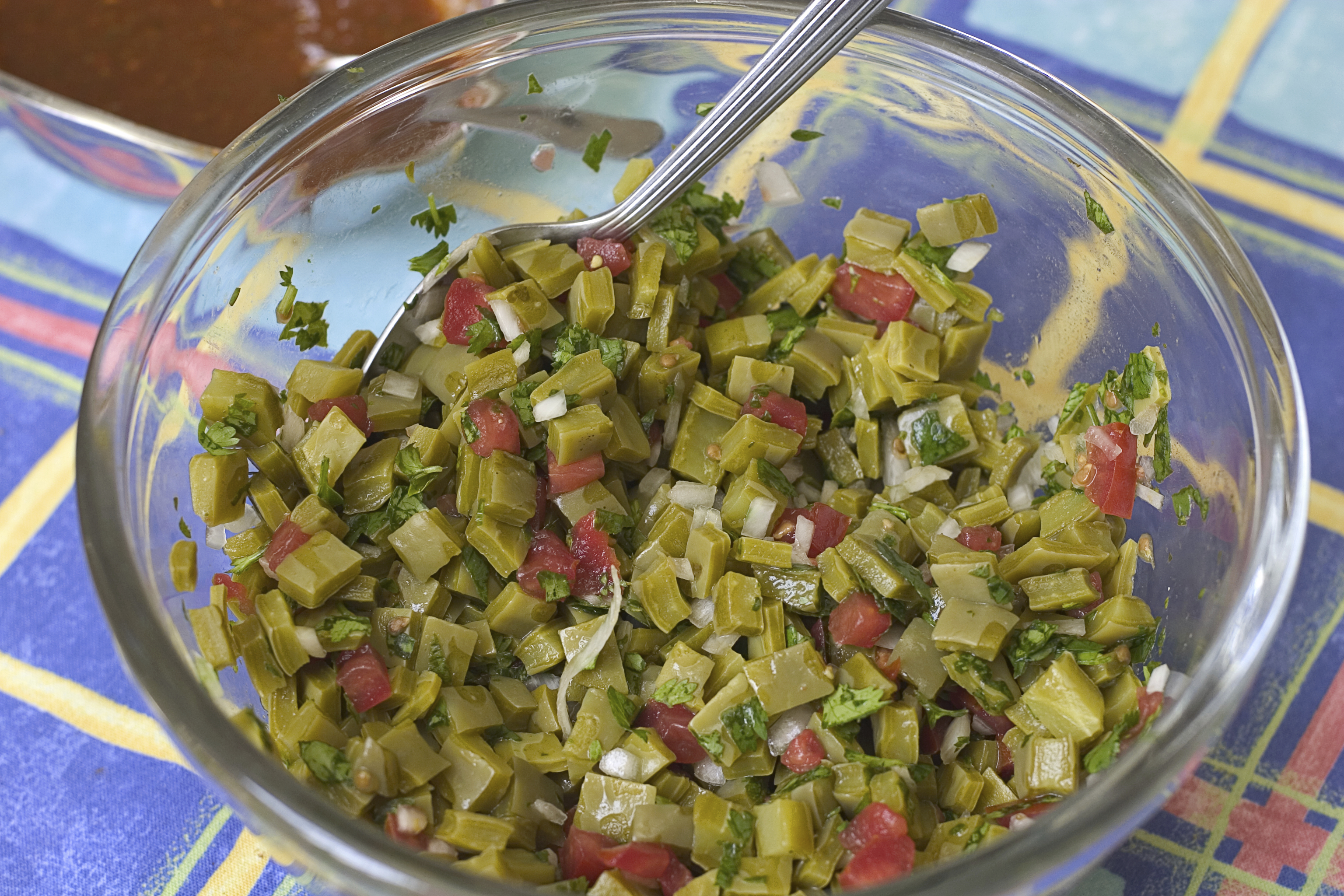 Ensalada de nopales mexicana