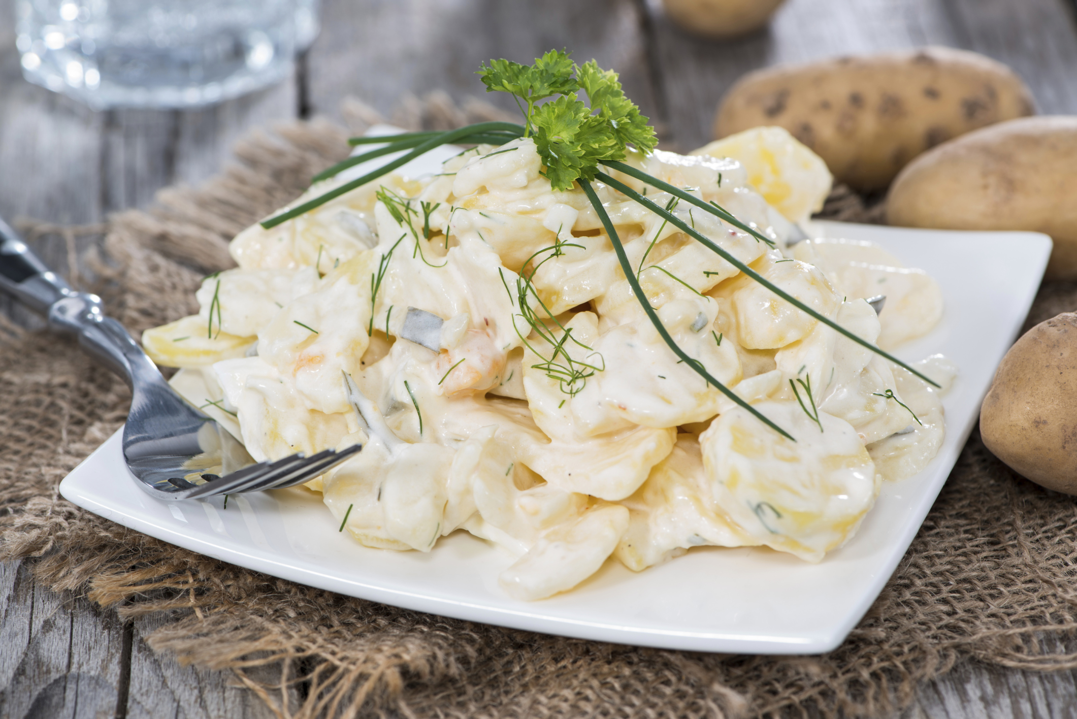 Ensalada de patata y mayonesa