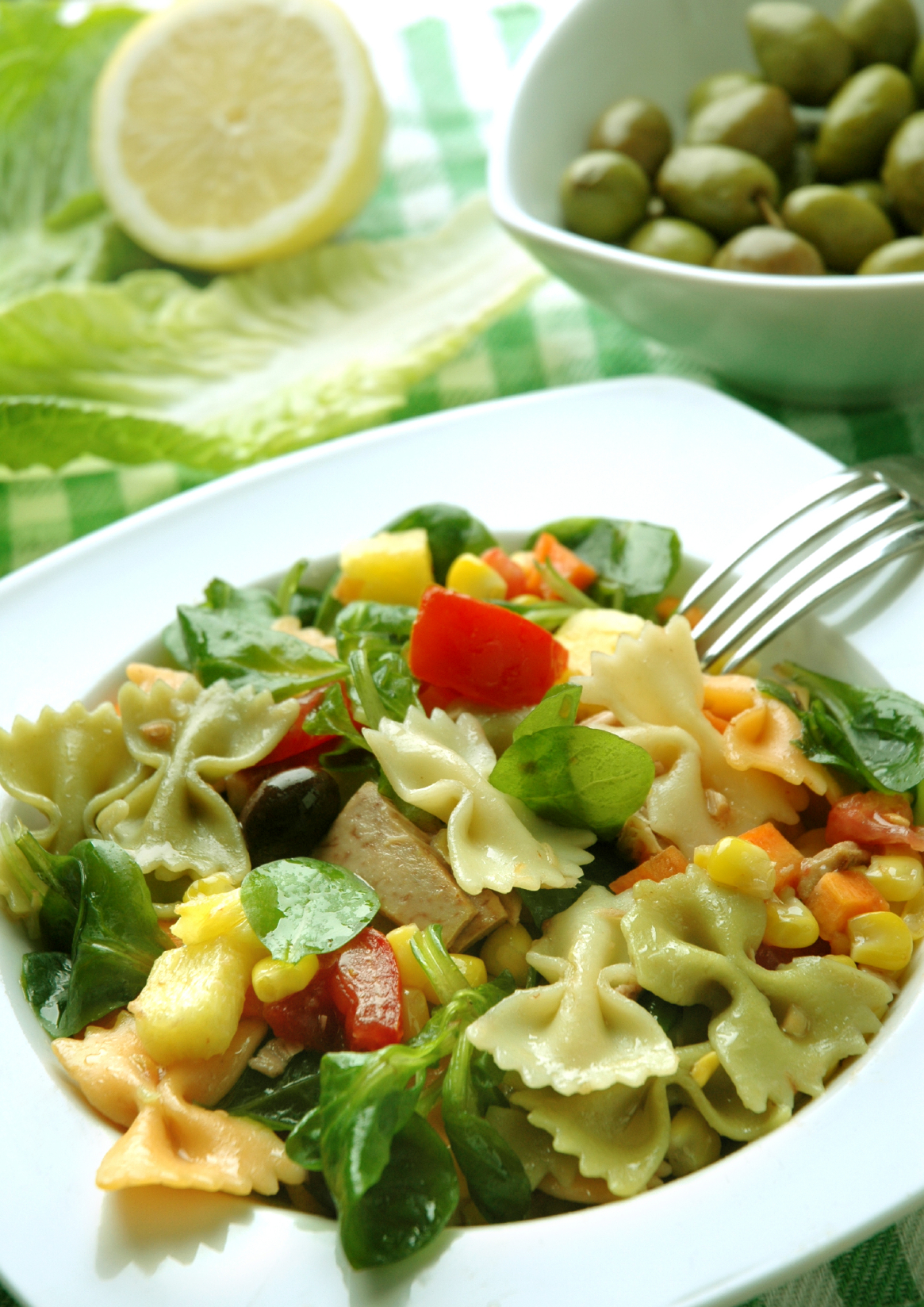 Ensalada de pasta fría