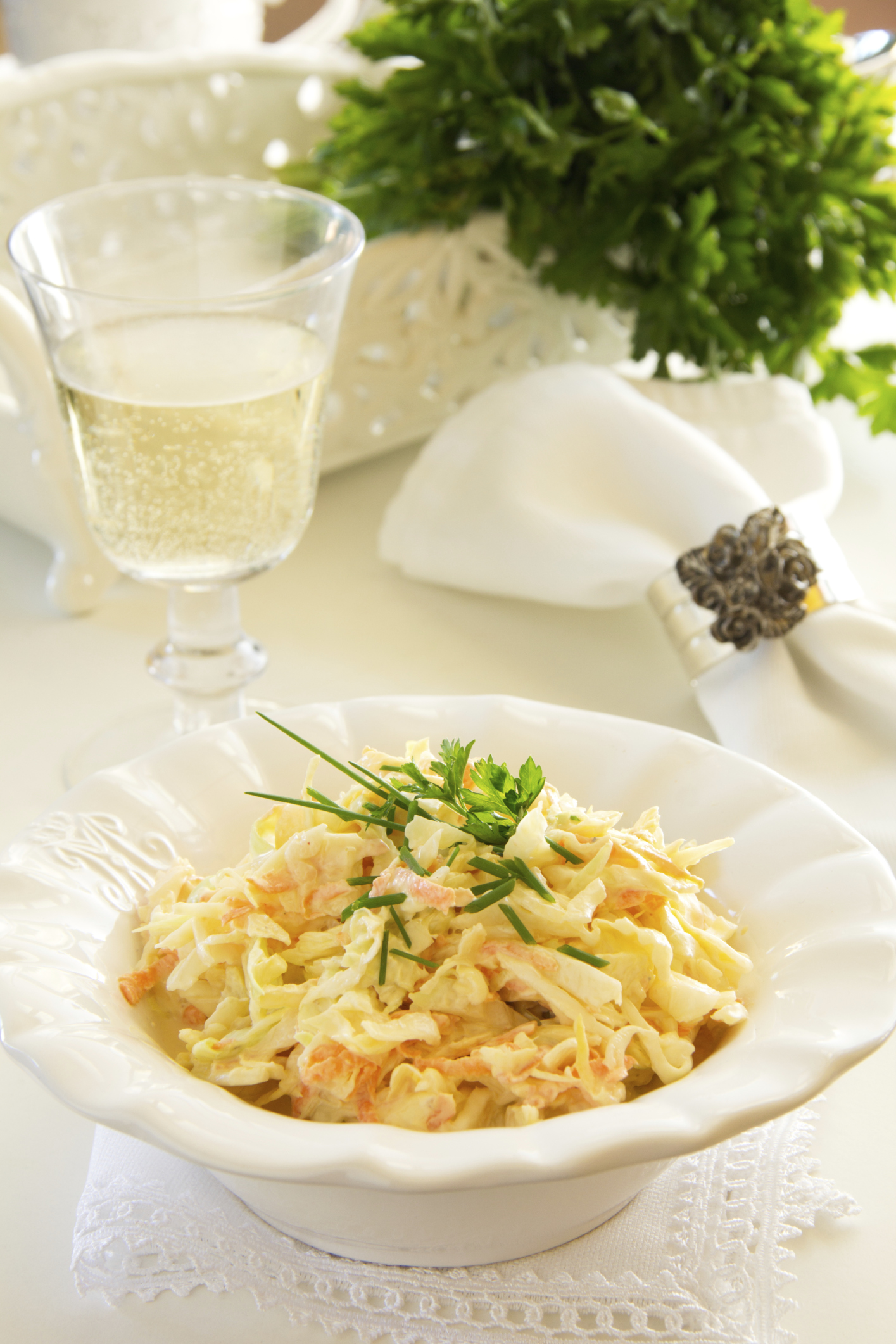 Ensalada de repollo americano