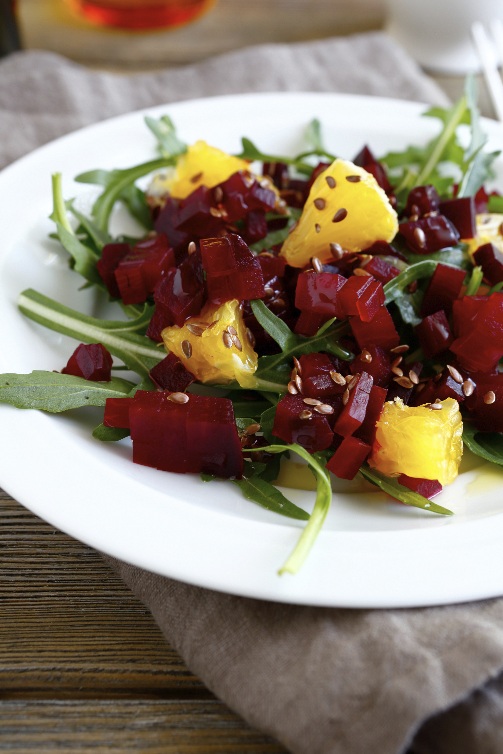 Ensalada de naranja y remolacha