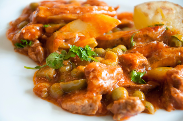 Entomatado de ternera de mi hermana