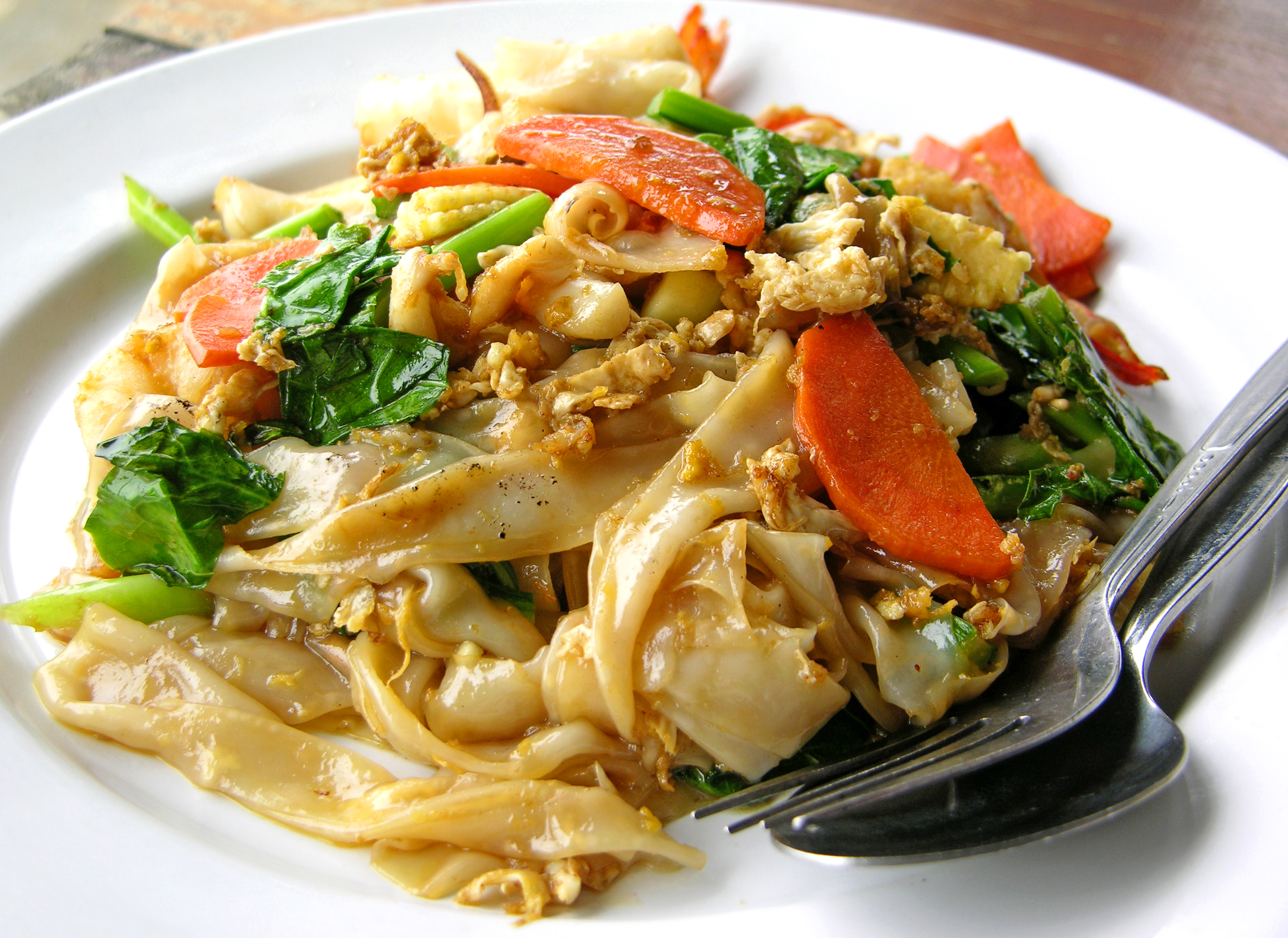 Pasta estilo thai