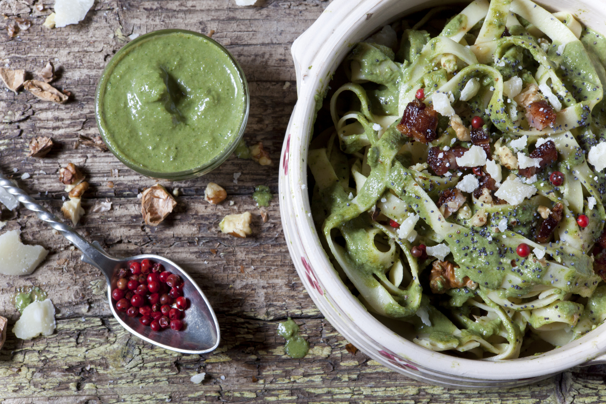 FETUCHINES AL PESTO