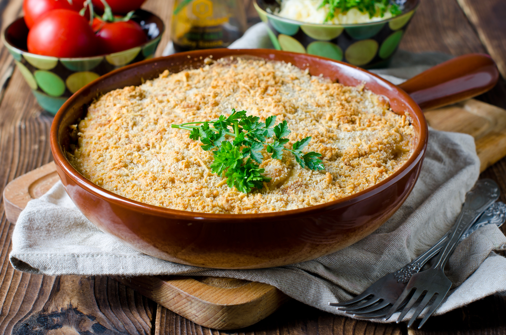 Fideos con coliflor