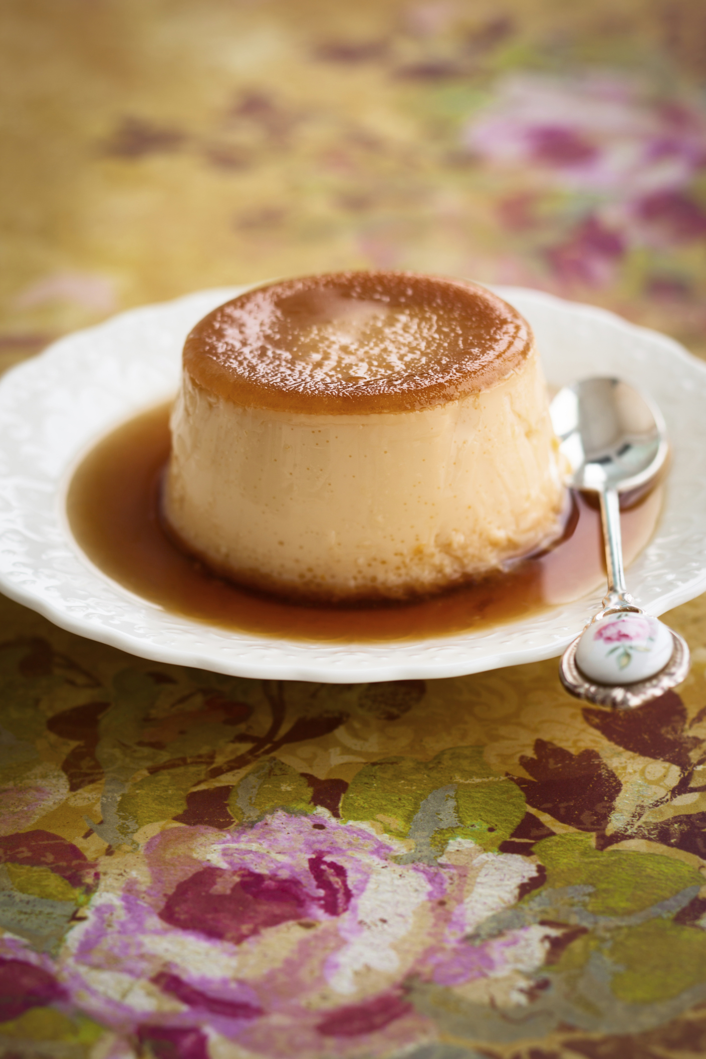 Flan de coco y vainilla