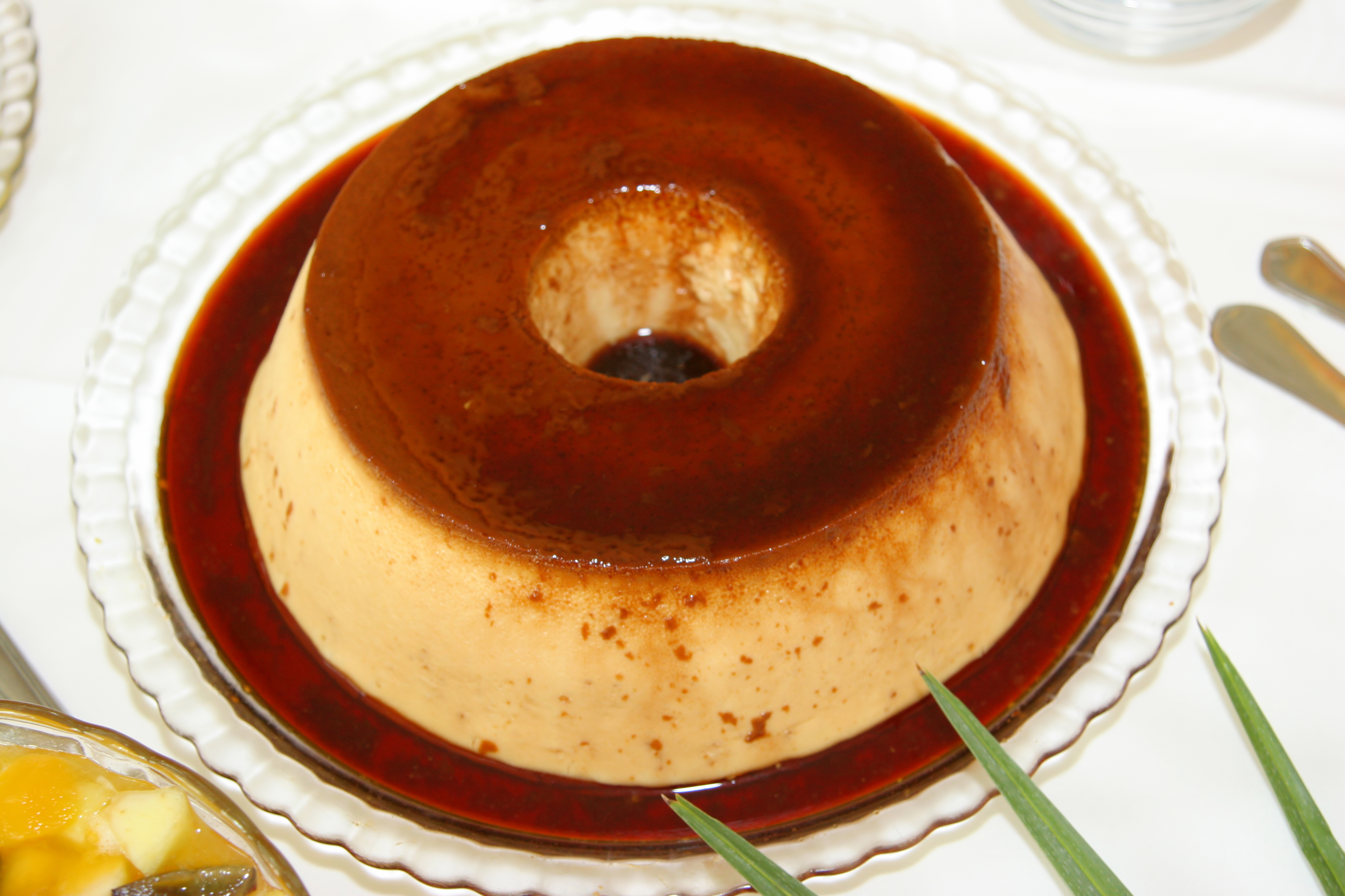 Flan de huevo casero